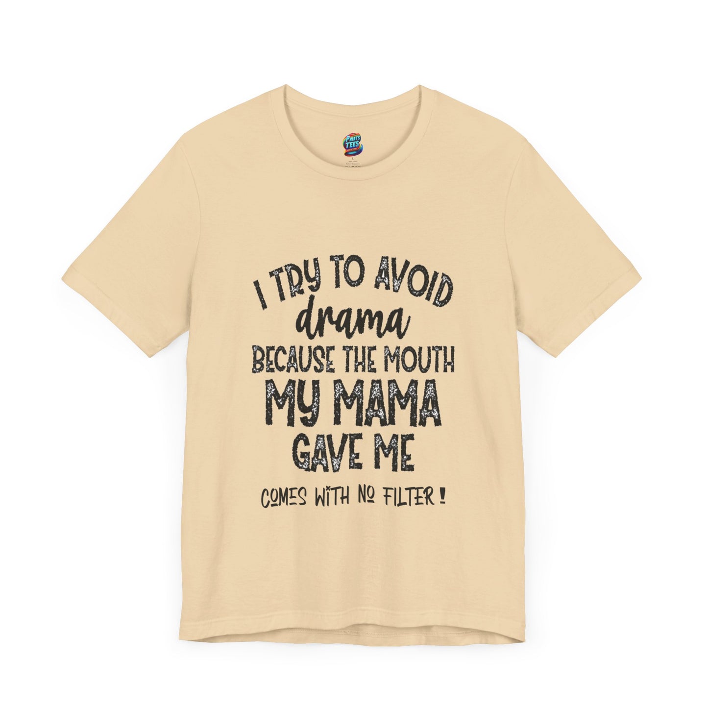 No Filter-Jersey Knit T-Shirt