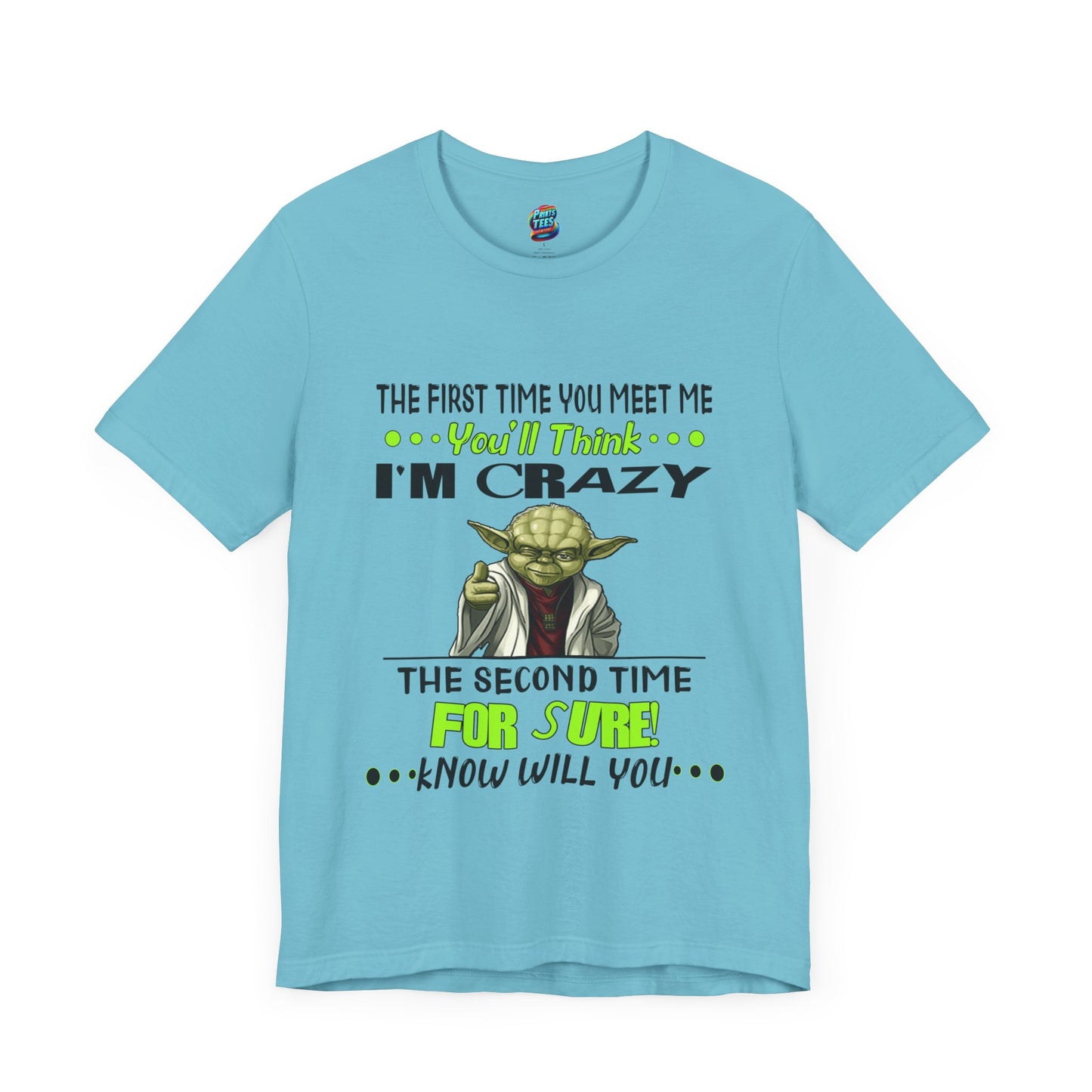 Crazy Yoda-Jersey Knit T-Shirt