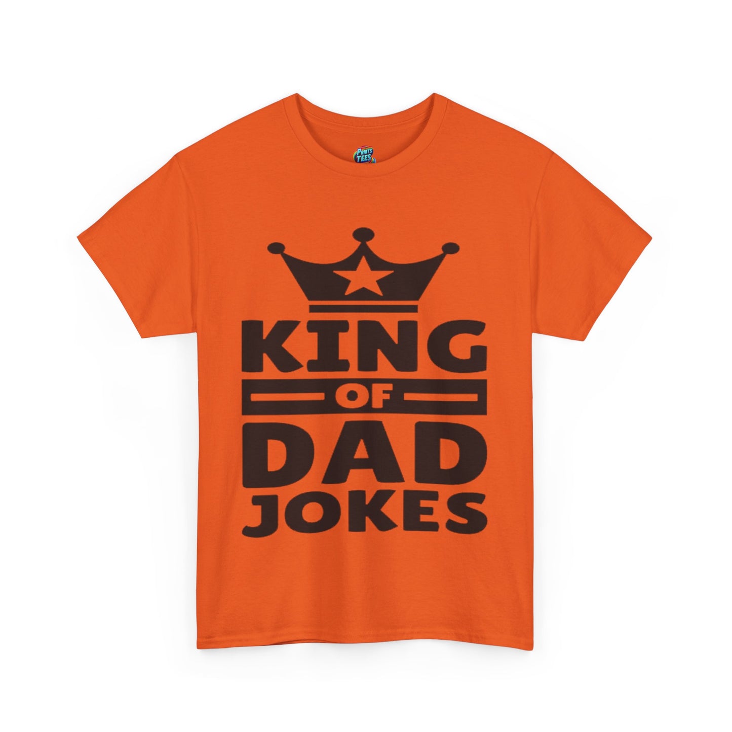 King of Dad Jokes-Heavy Cotton Classic Tee
