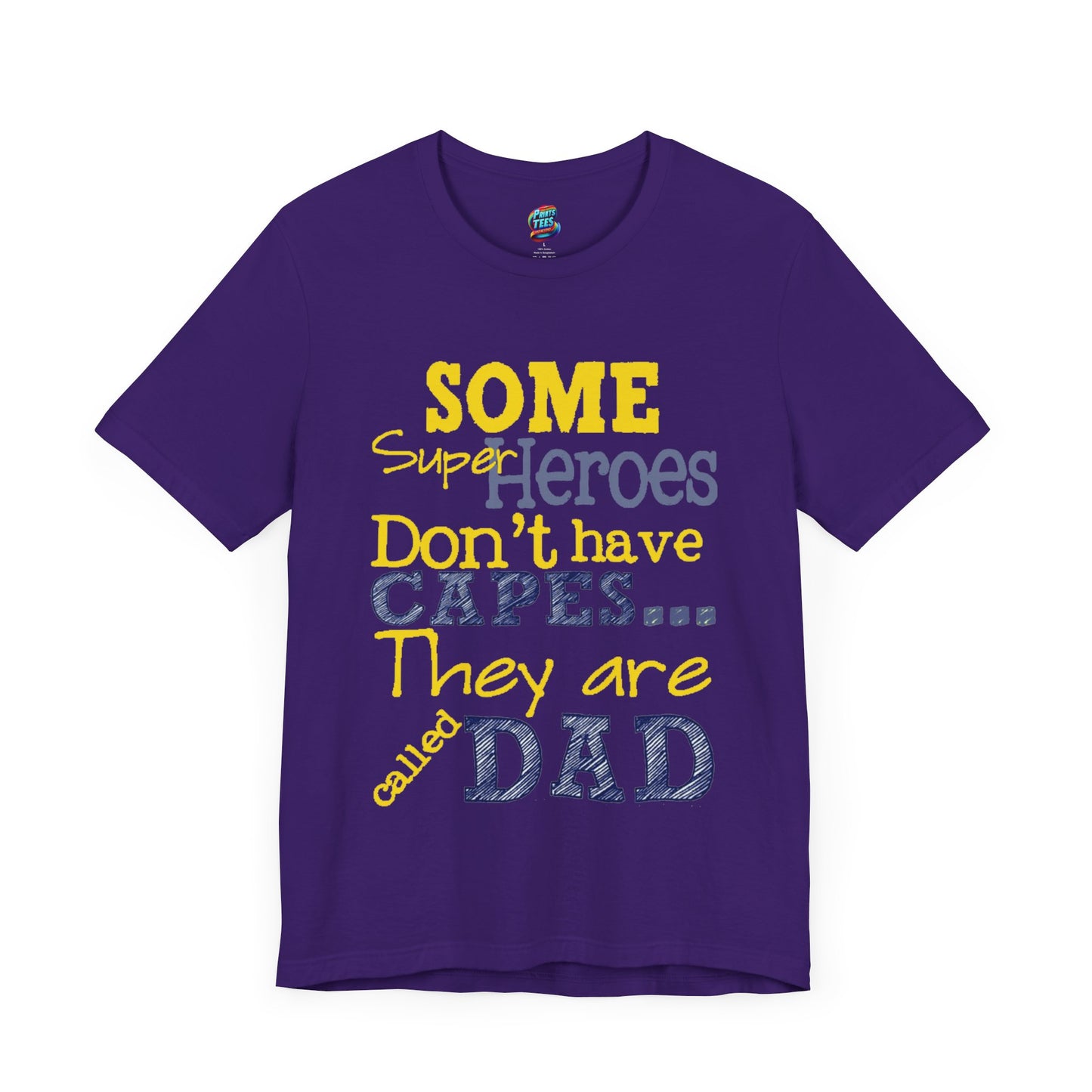 Dad-Super Hereo-Jersey Knit T-Shirt