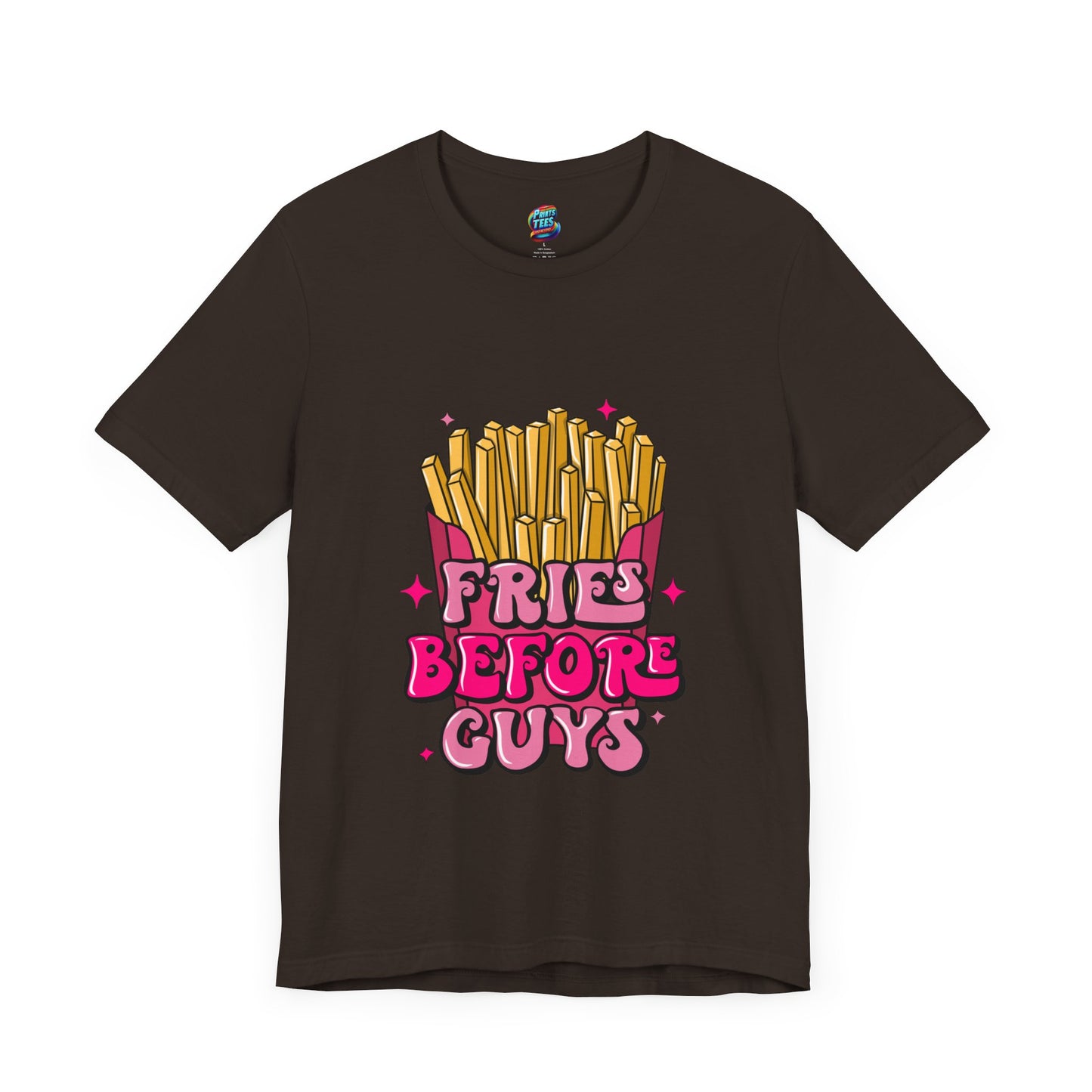 Fries Before Guys-Jersey Knit T-Shirt