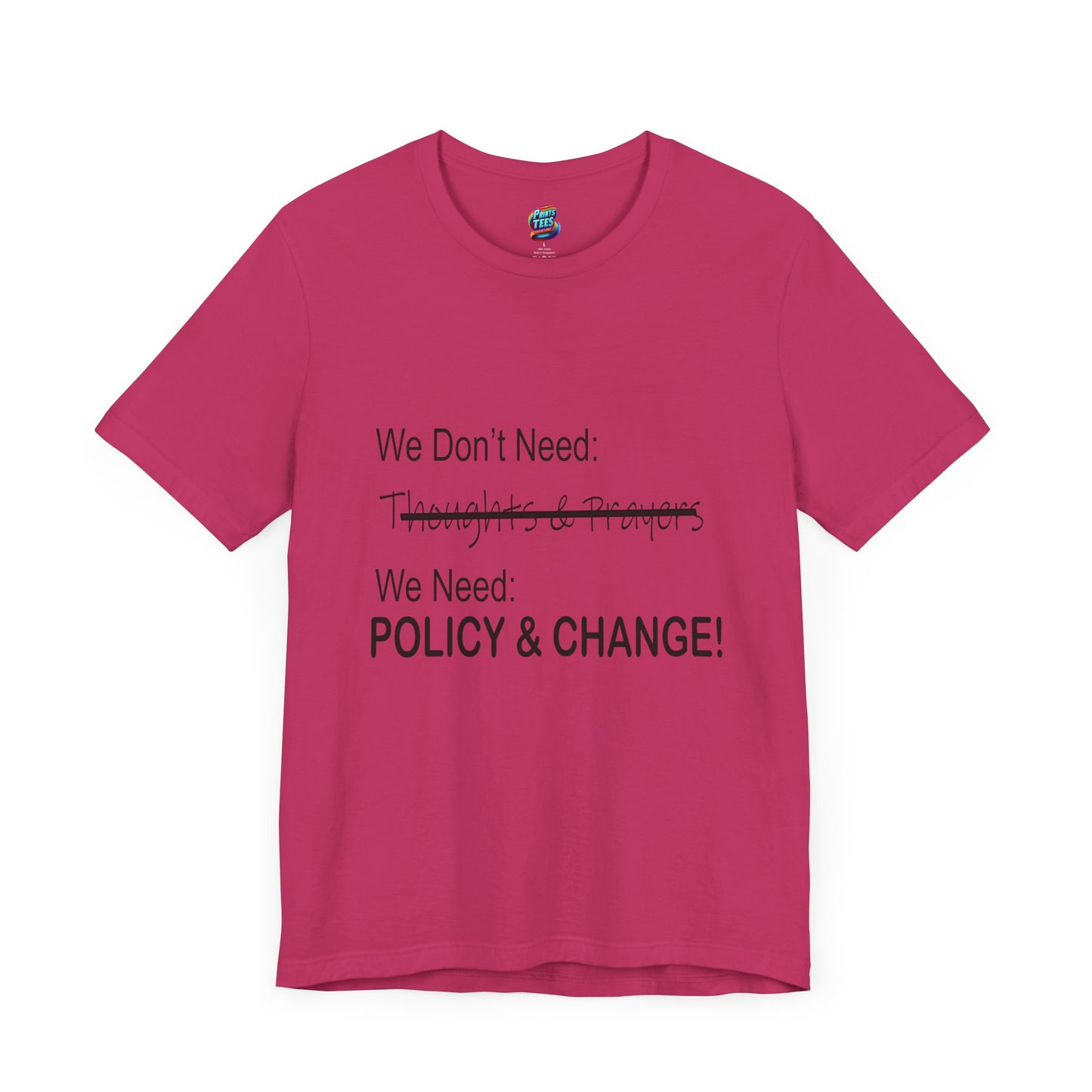 Change-Jersey Knit T-Shirt
