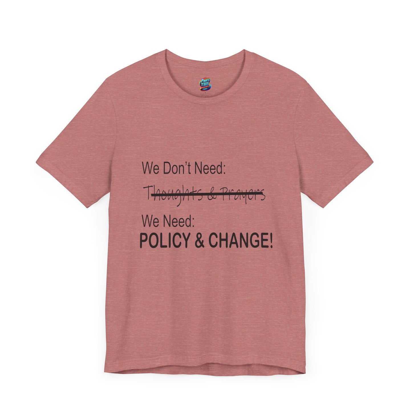 Change-Jersey Knit T-Shirt
