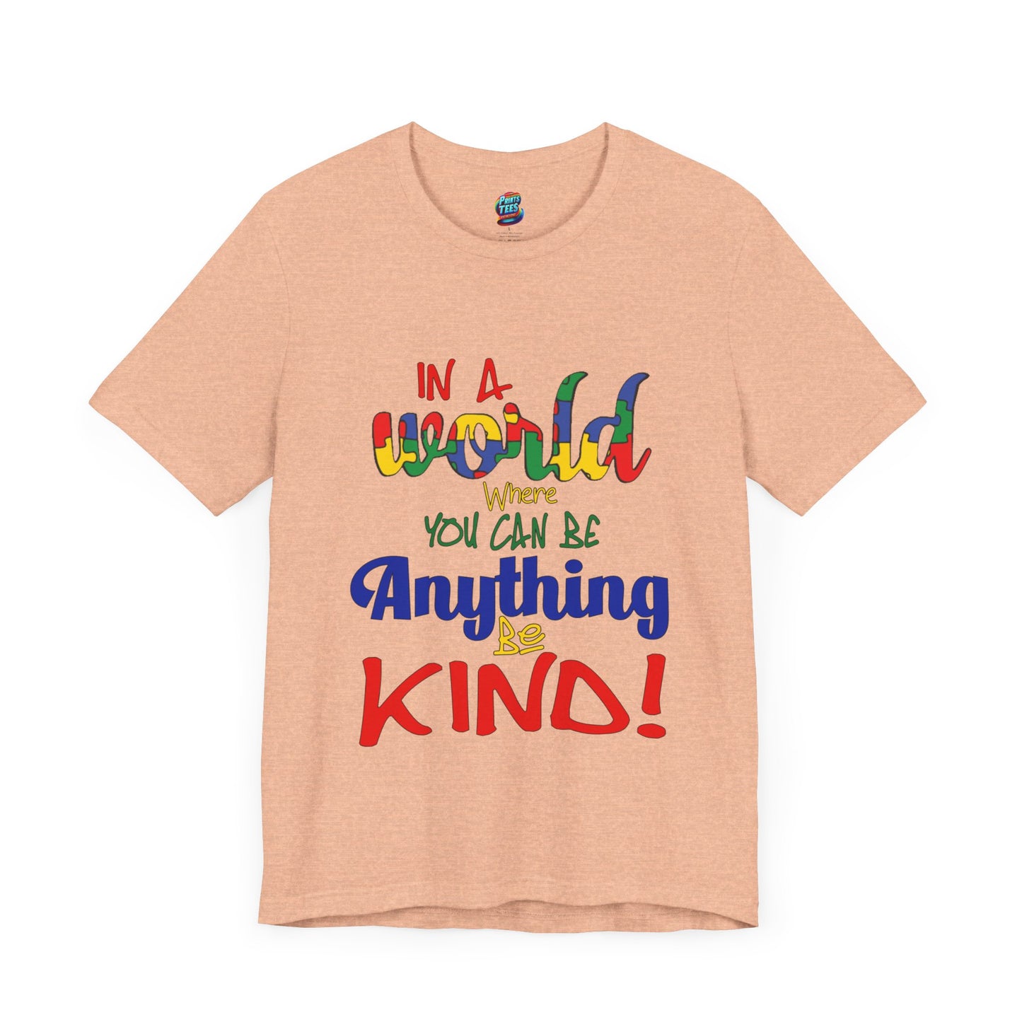 Be Kind-Jersey Knit T-Shirt