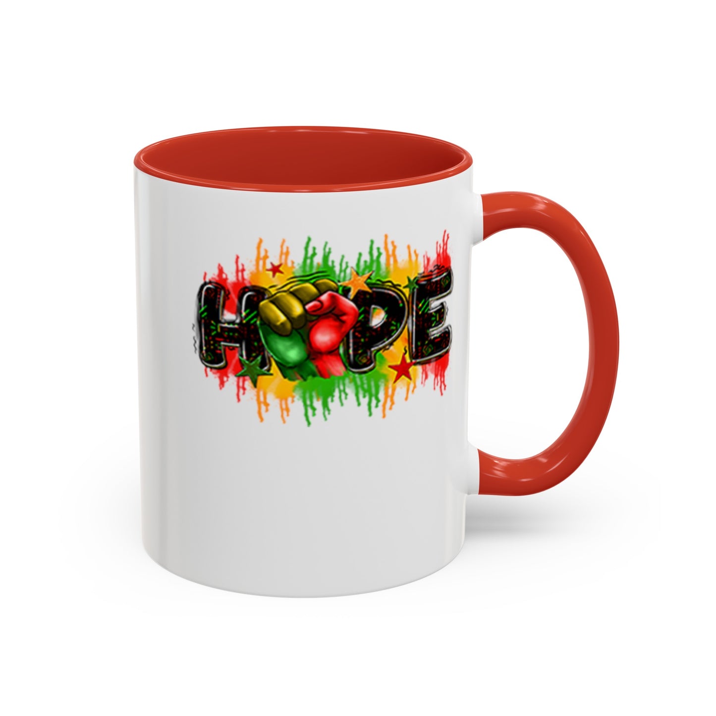 Hope Fist-Accent Coffee Mug (11, 15oz)