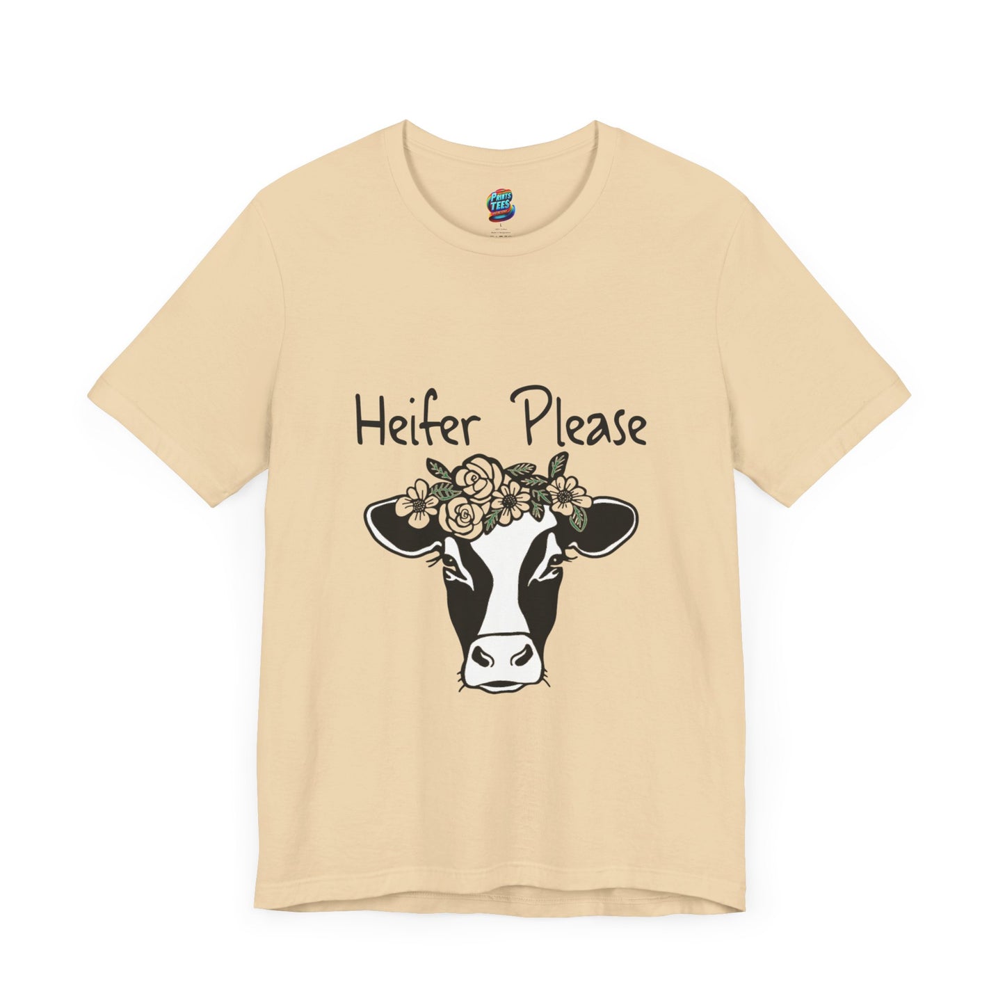 Heifer Please-Jersey Knit T-Shirt