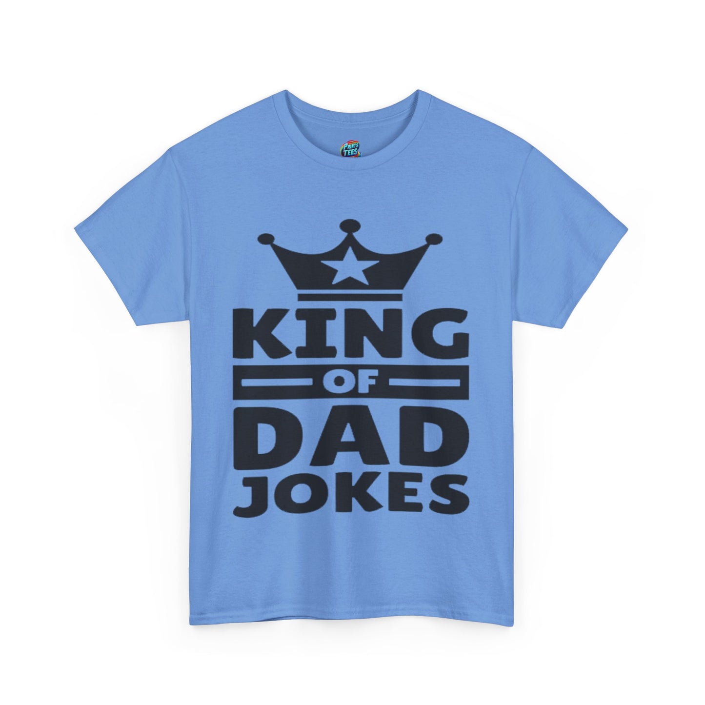 King of Dad Jokes-Heavy Cotton Classic Tee