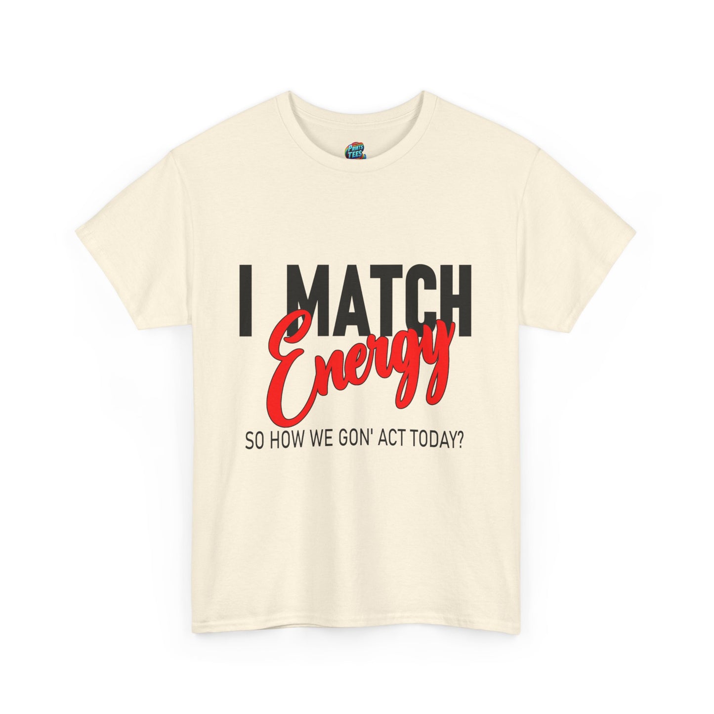 I Match Energy-Black-Heavy Cotton Classic Tee