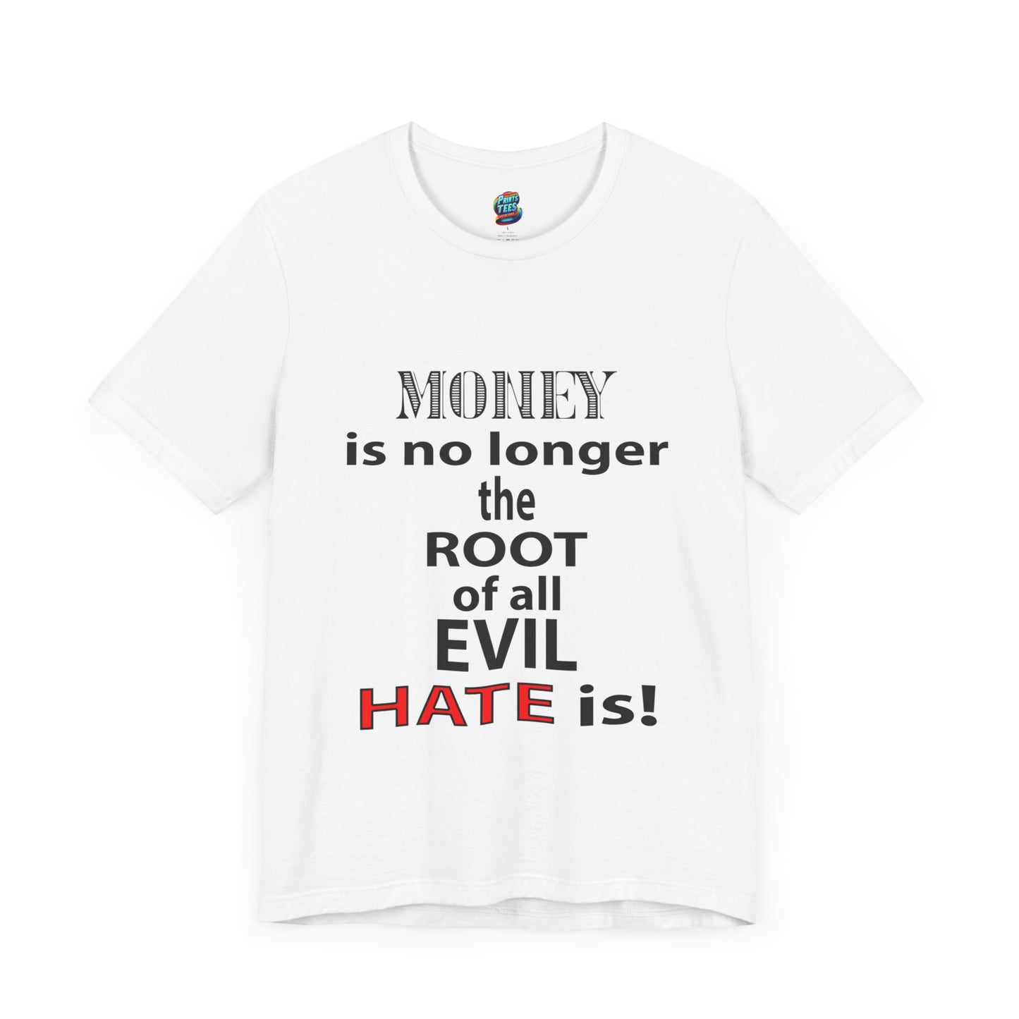 Root of Evil-Hate-Jersey Knit T-Shirt