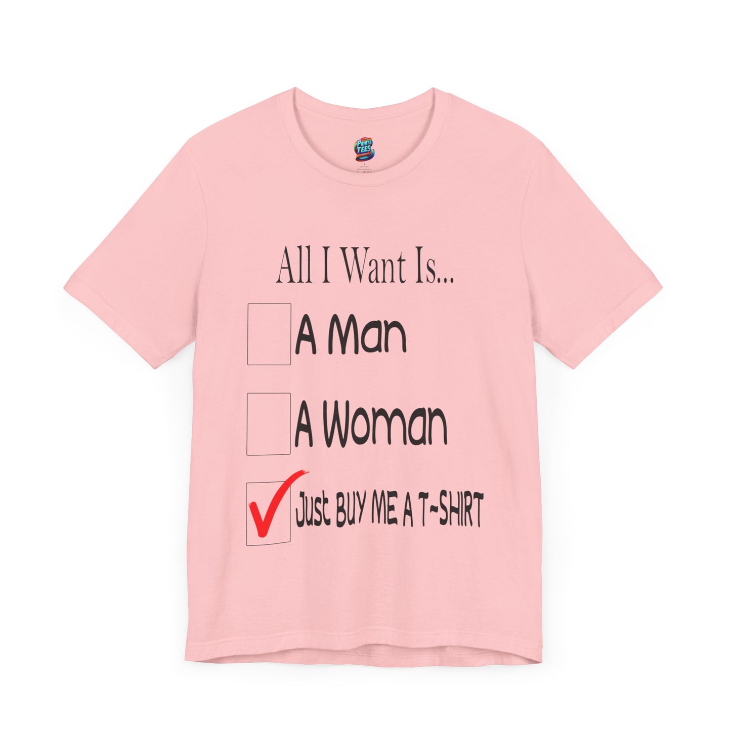 Buy Me A T-Shirt-Jersey Knit T-Shirt