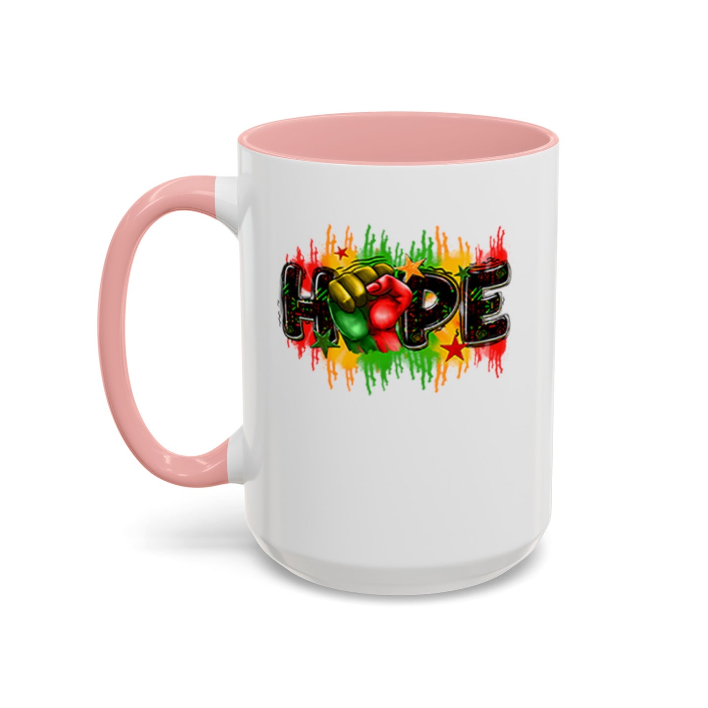 Hope Fist-Accent Coffee Mug (11, 15oz)