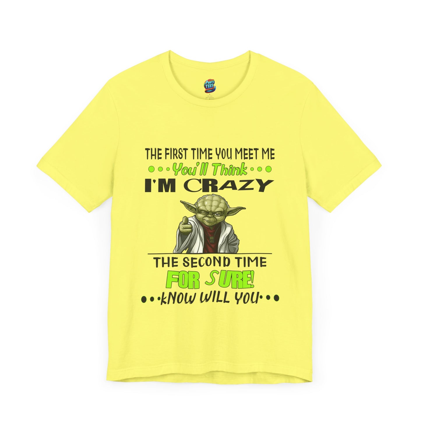 Crazy Yoda-Jersey Knit T-Shirt