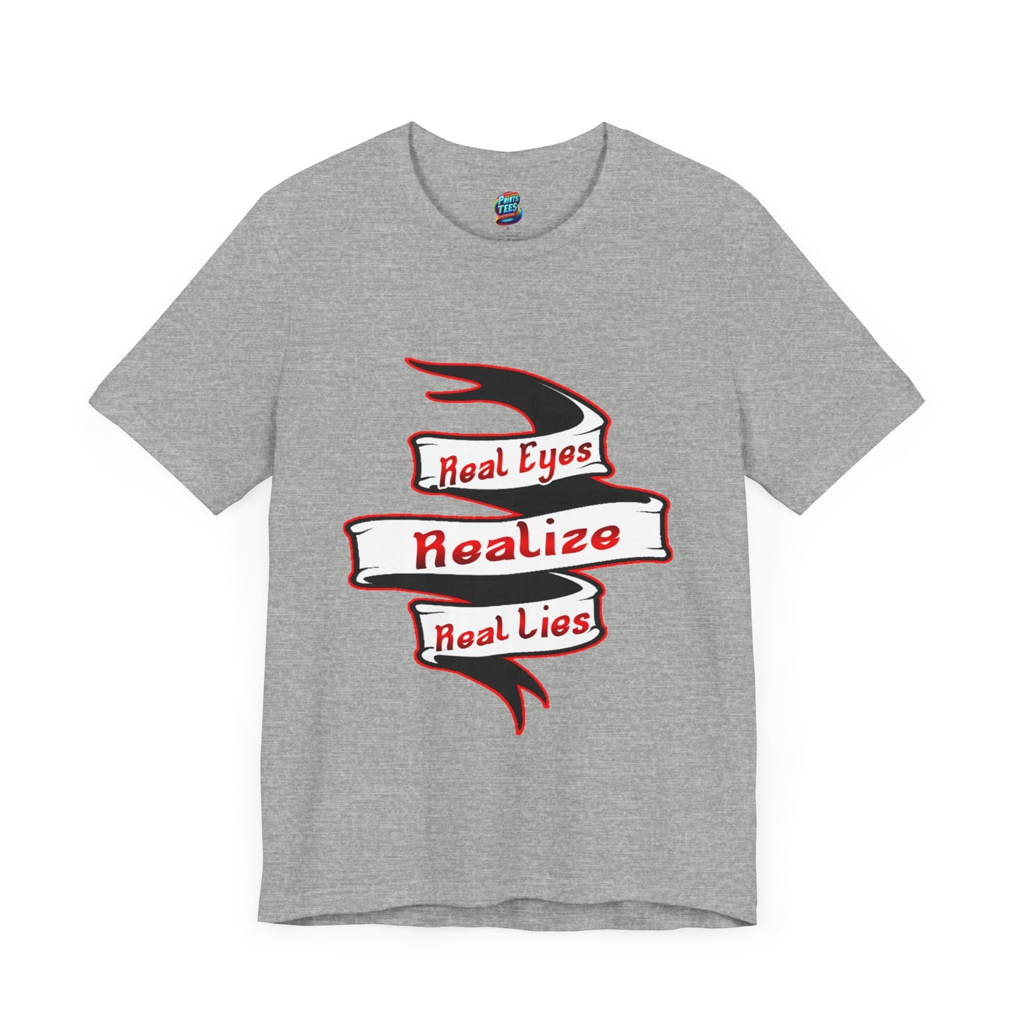 Real Eyes-Jersey Knit T-Shirt