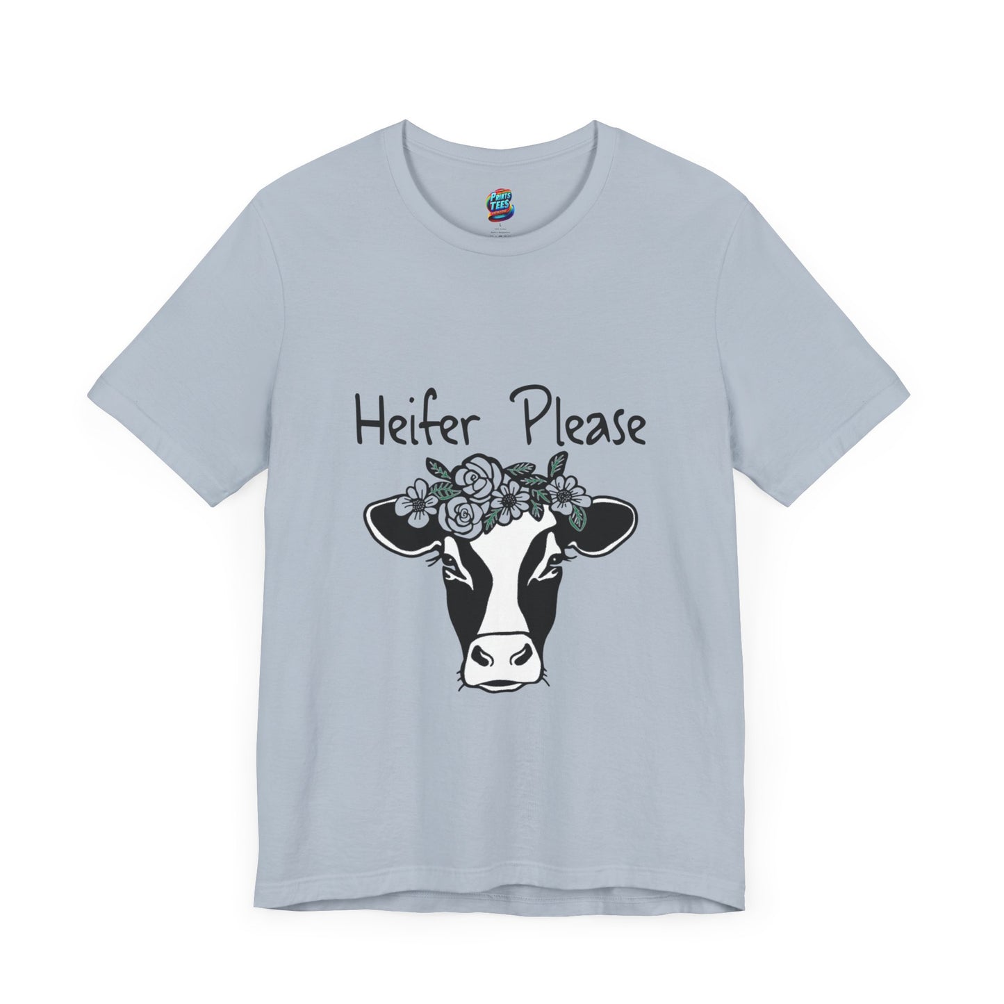 Heifer Please-Jersey Knit T-Shirt