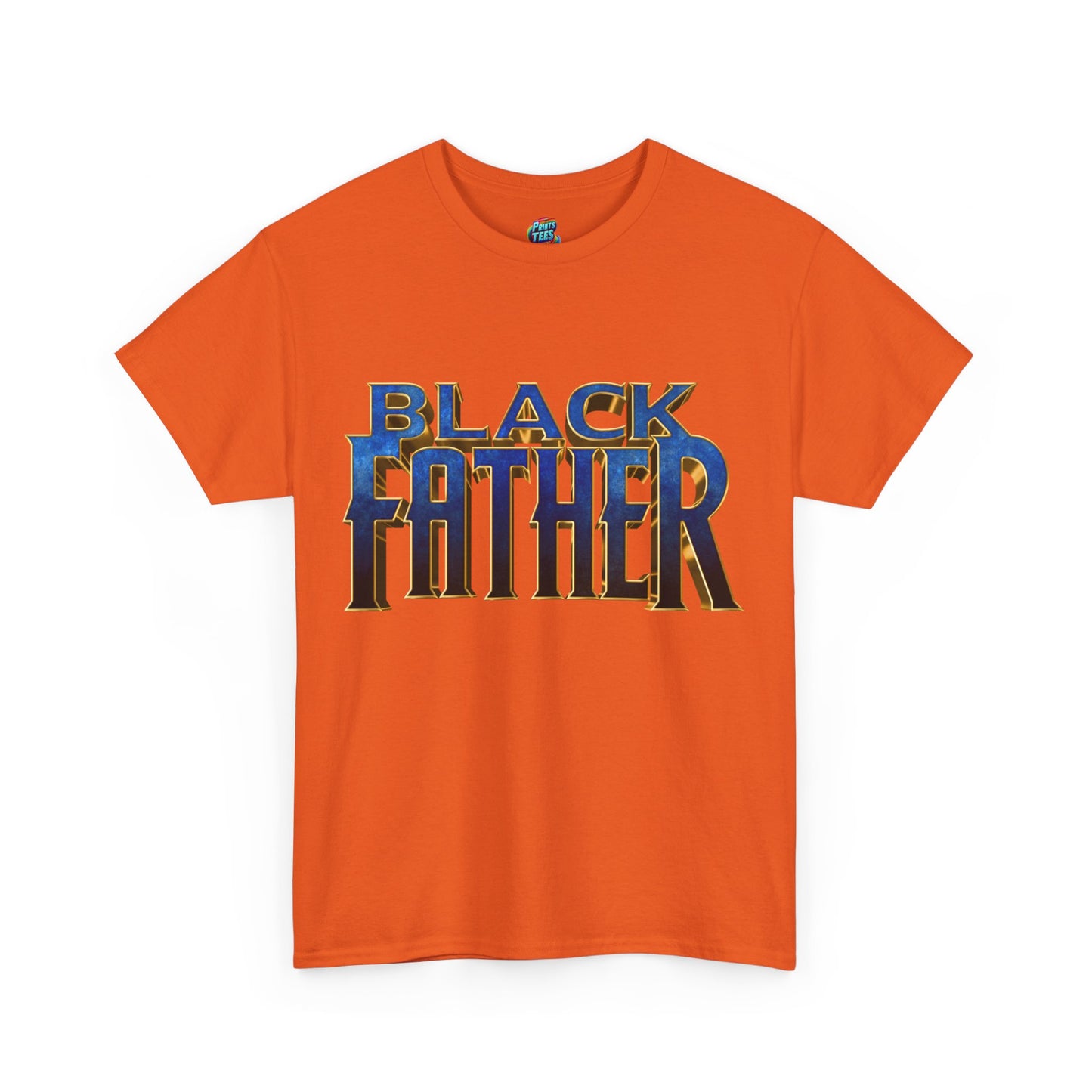 Black Father Panther Style-Heavy Cotton Classic Tee