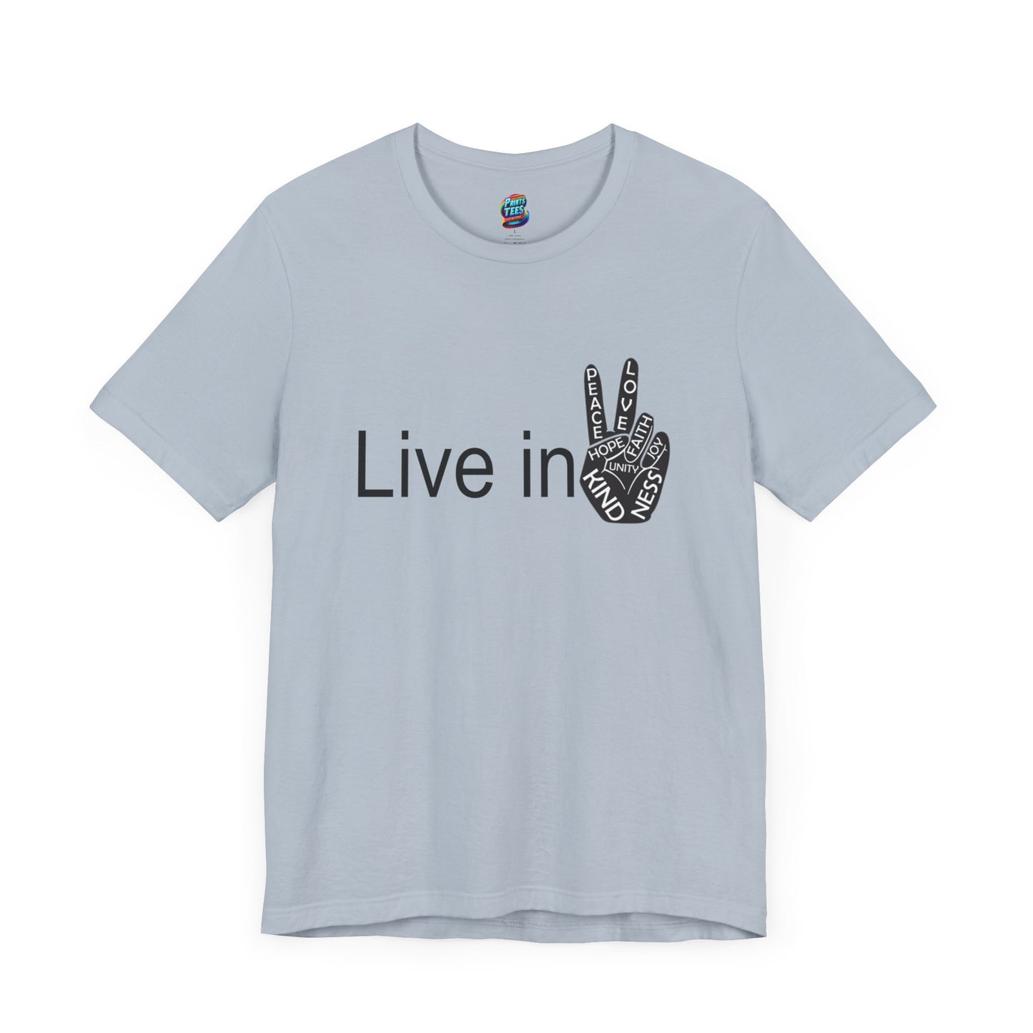 Hand Peace-Jersey Knit T-Shirt