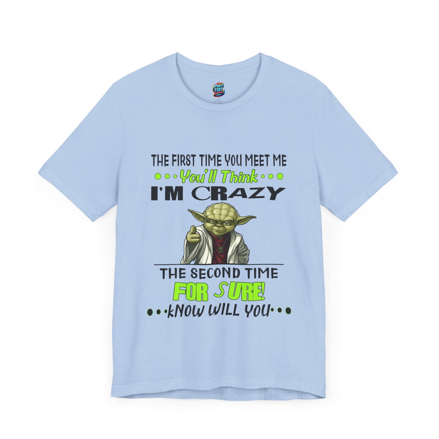 Crazy Yoda-Jersey Knit T-Shirt