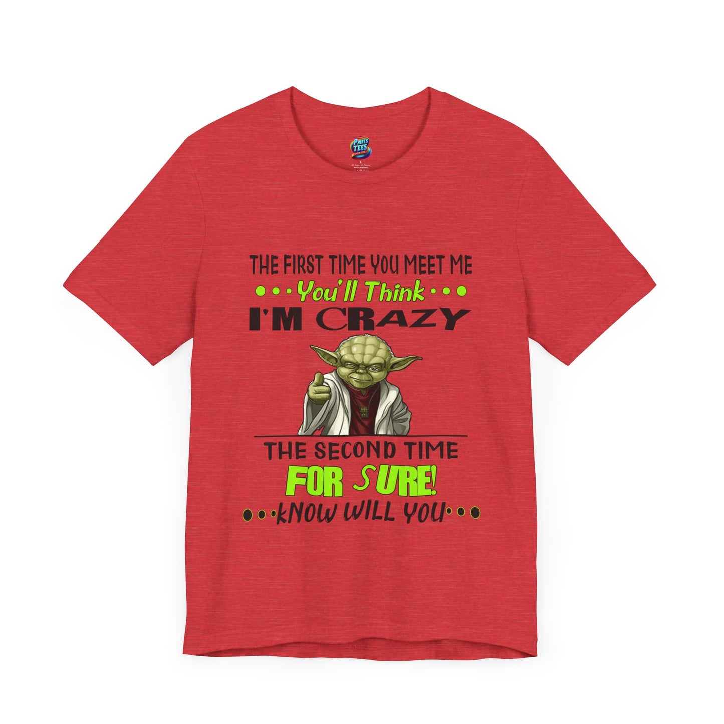 Crazy Yoda-Jersey Knit T-Shirt