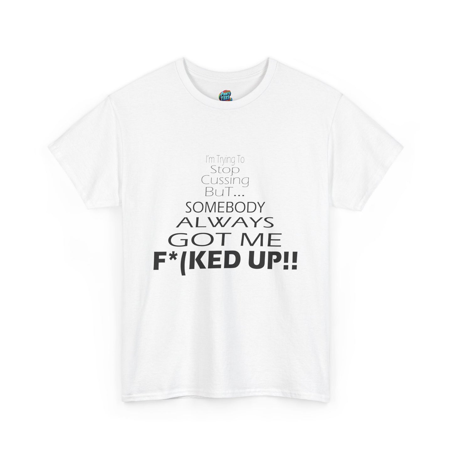 Stop Cussing-Heavy Cotton Classic Tee
