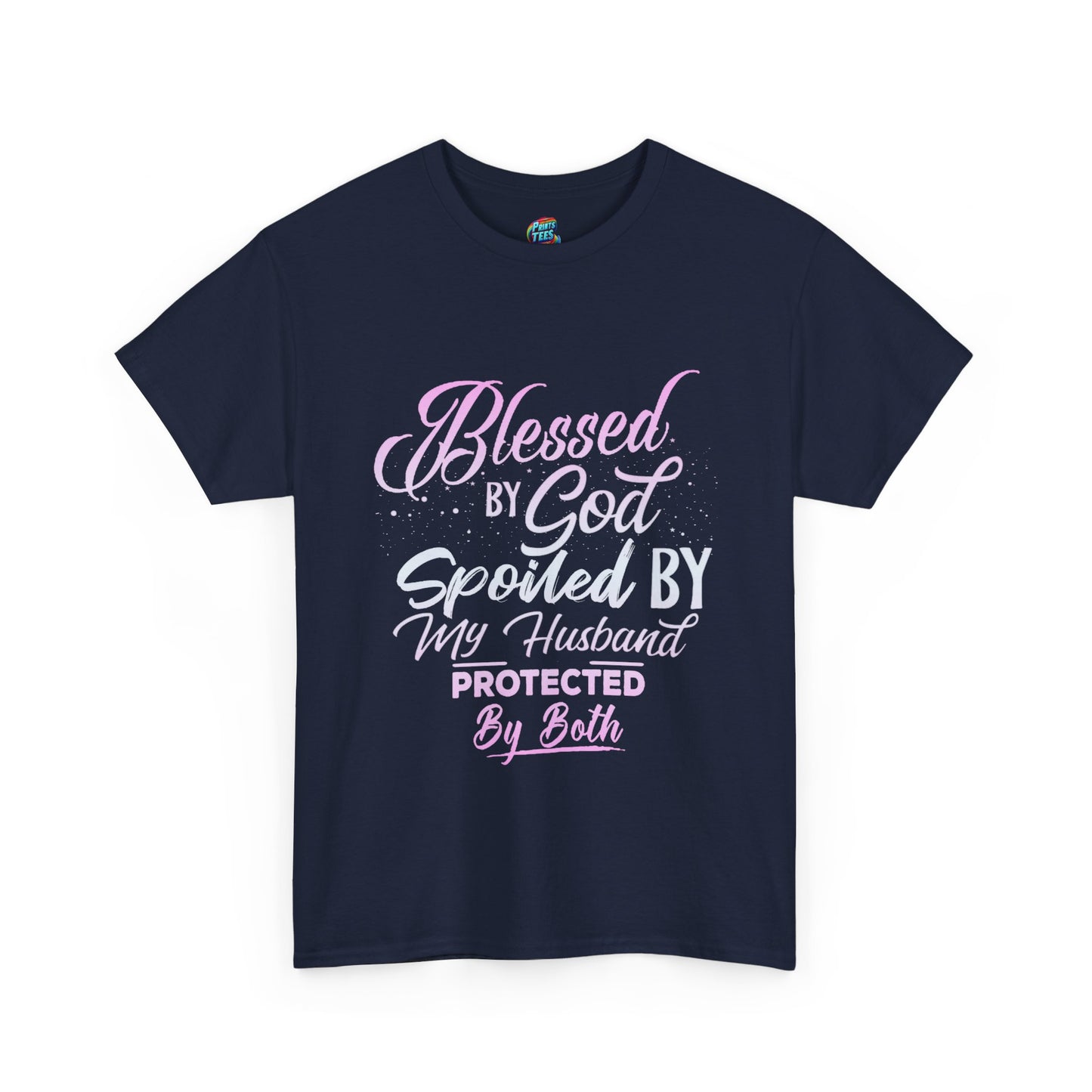 Blessed & Spoiled Gradient-Heavy Cotton Classic Tee