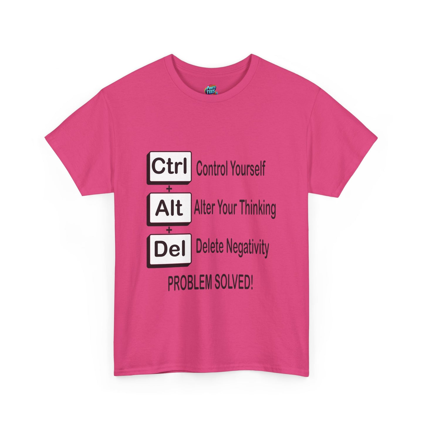 Ctrl-Alt-Del-Heavy Cotton Classic Tee