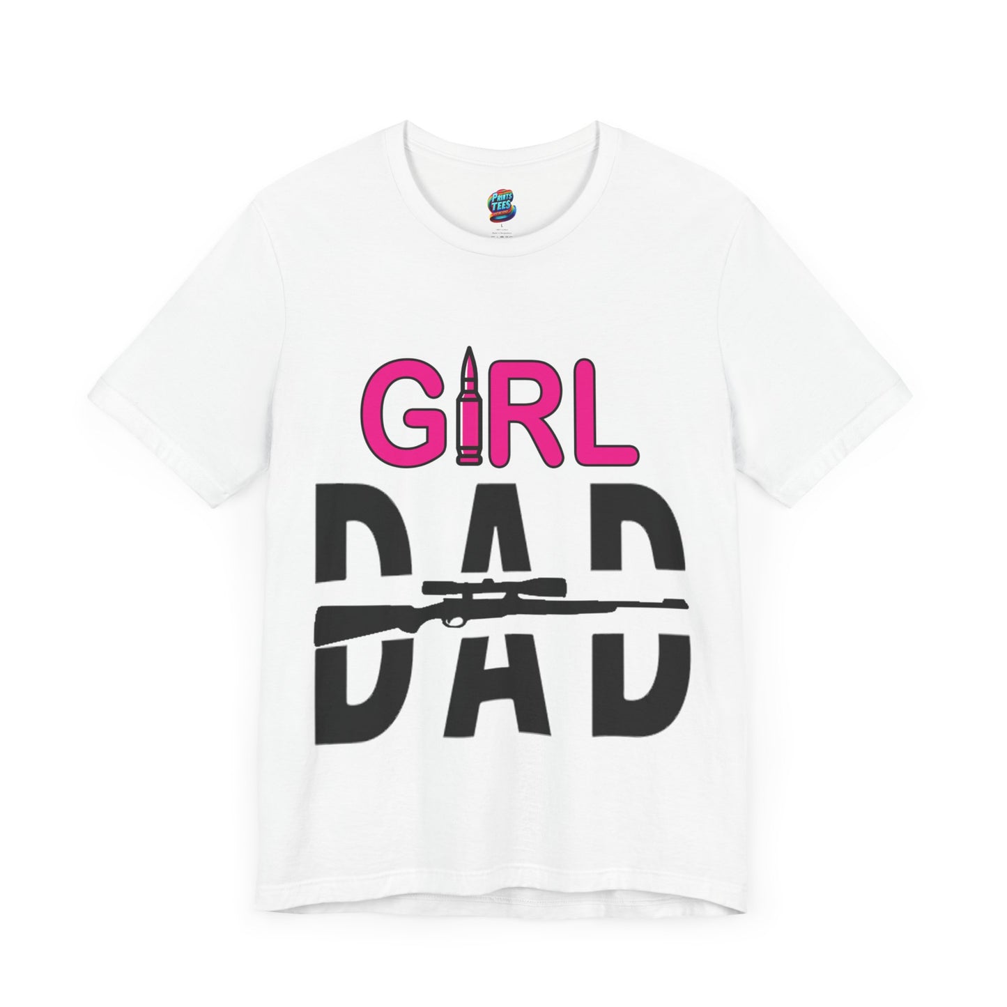 Girl Dad-Jersey Knit T-Shirt