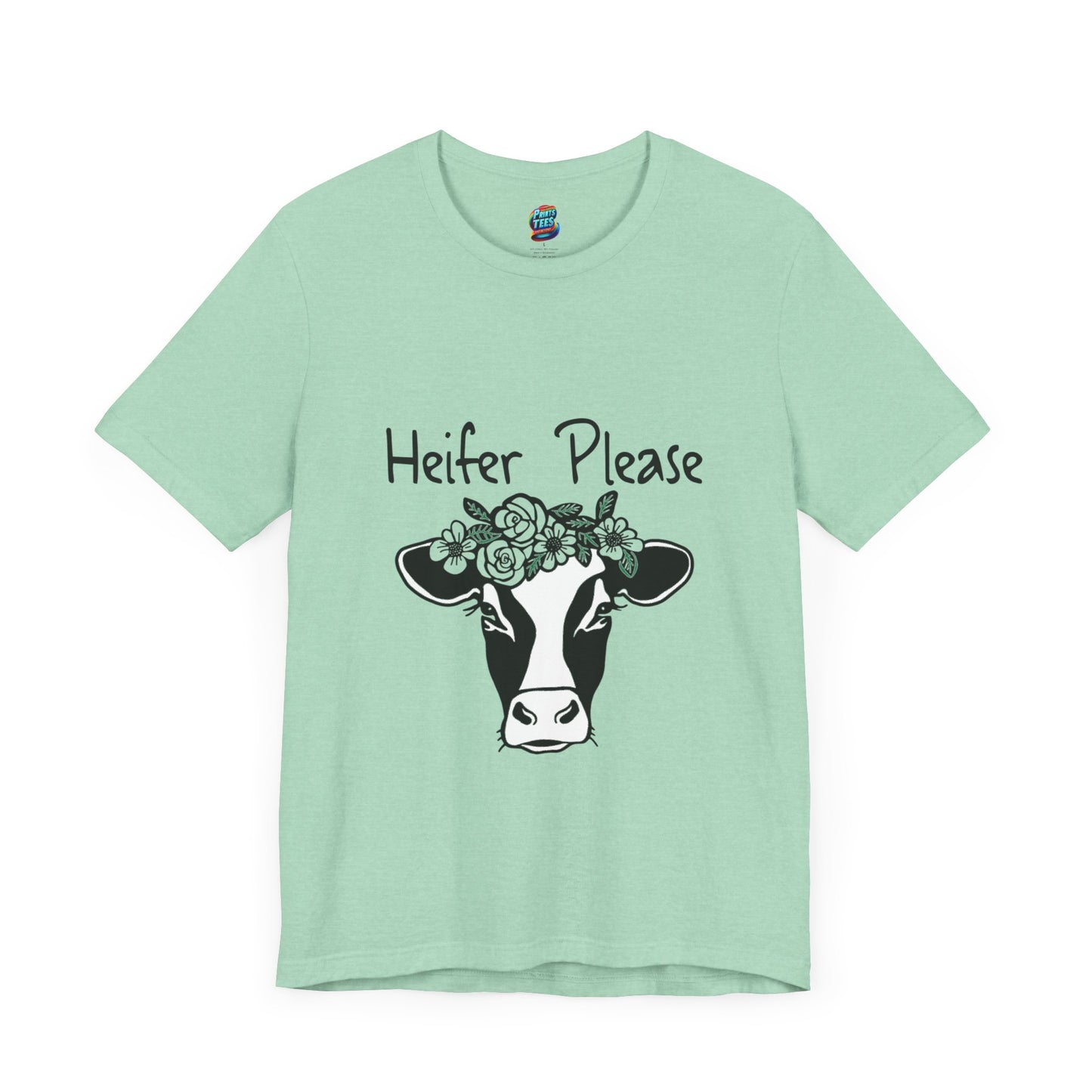 Heifer Please-Jersey Knit T-Shirt
