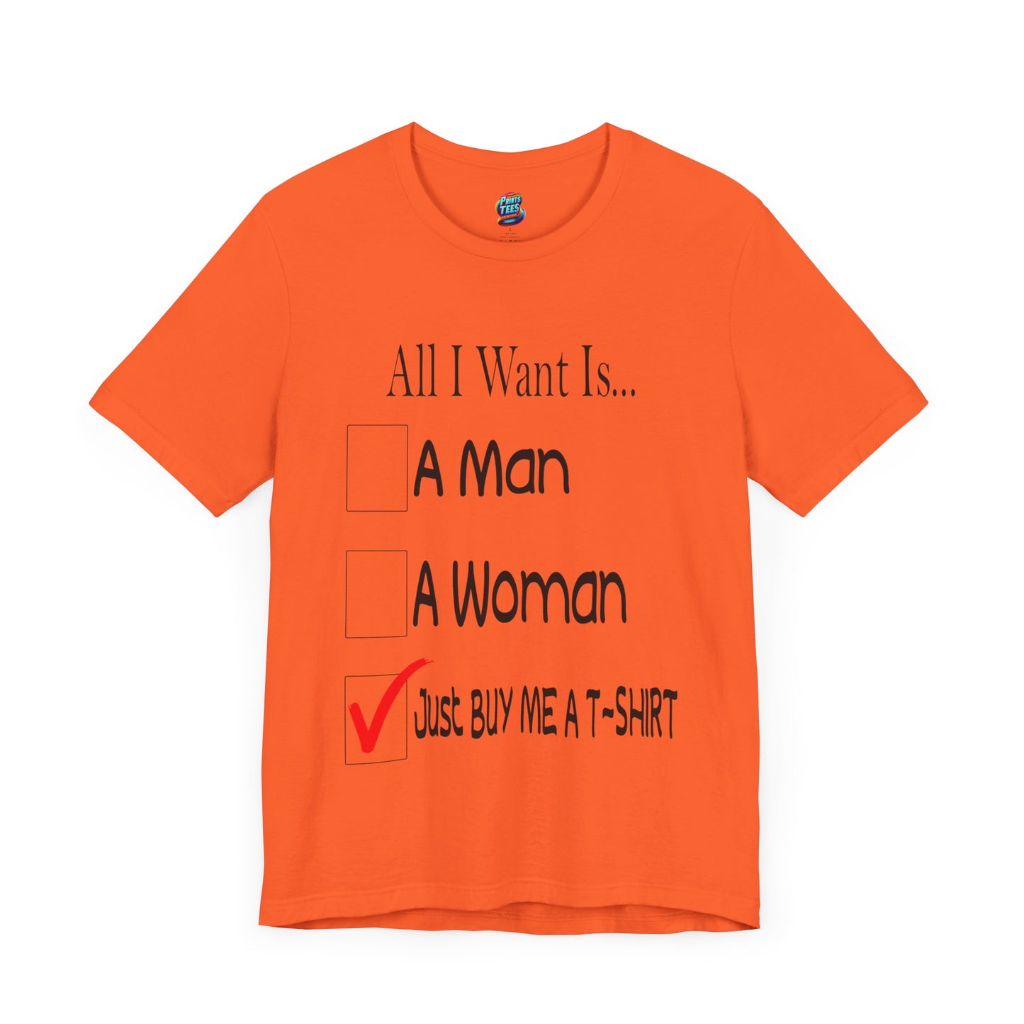 Buy Me A T-Shirt-Jersey Knit T-Shirt