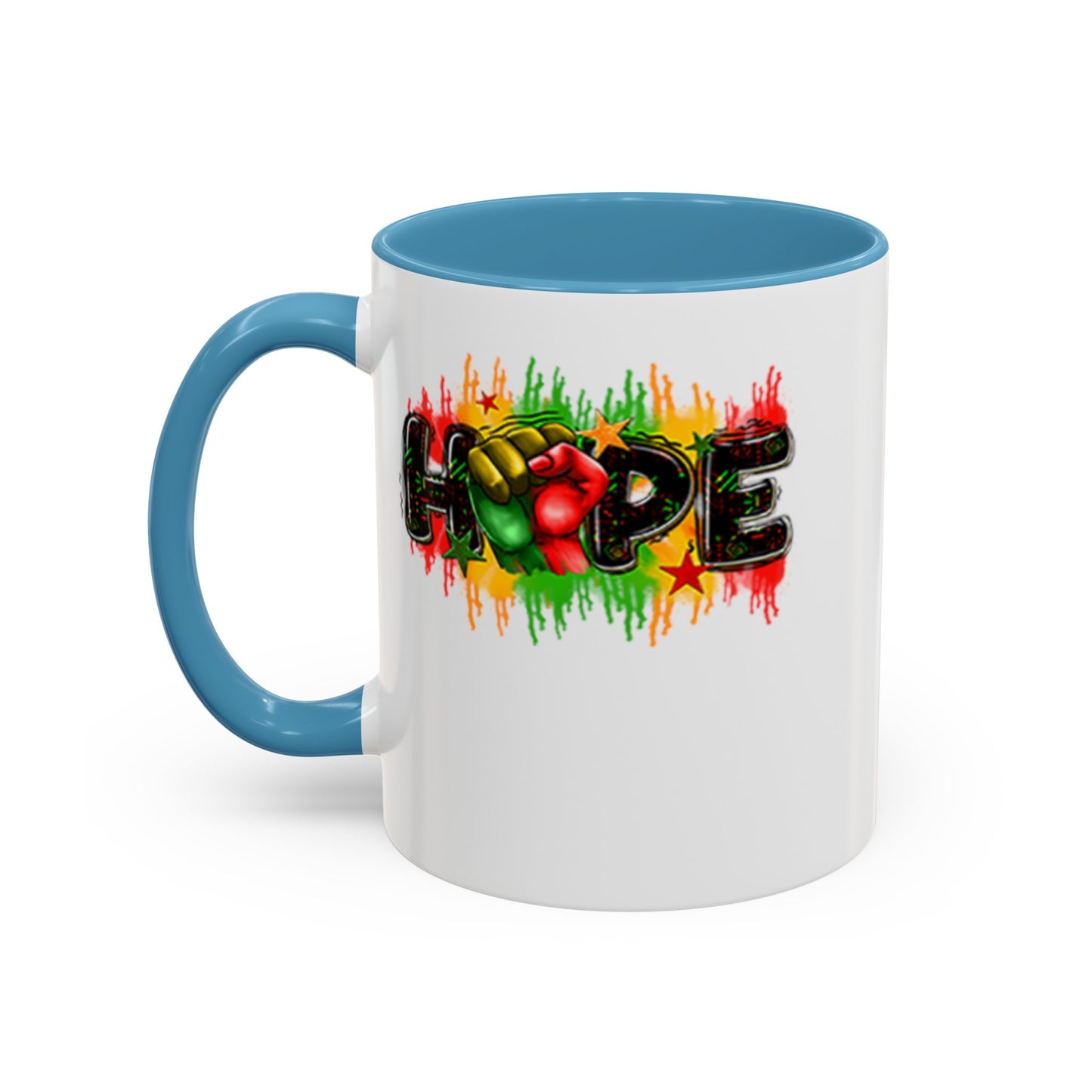 Hope Fist-Accent Coffee Mug (11, 15oz)