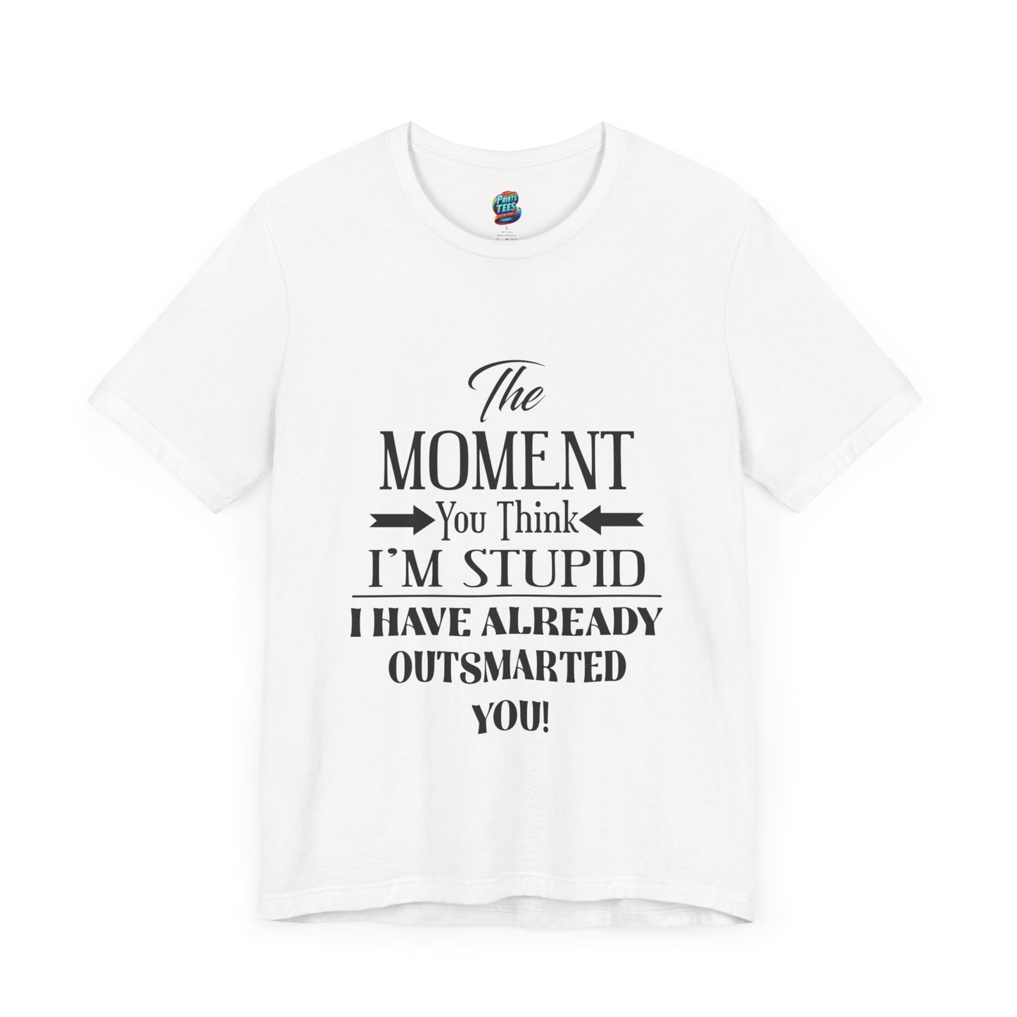 Outsmarted-Jersey Knit T-Shirt