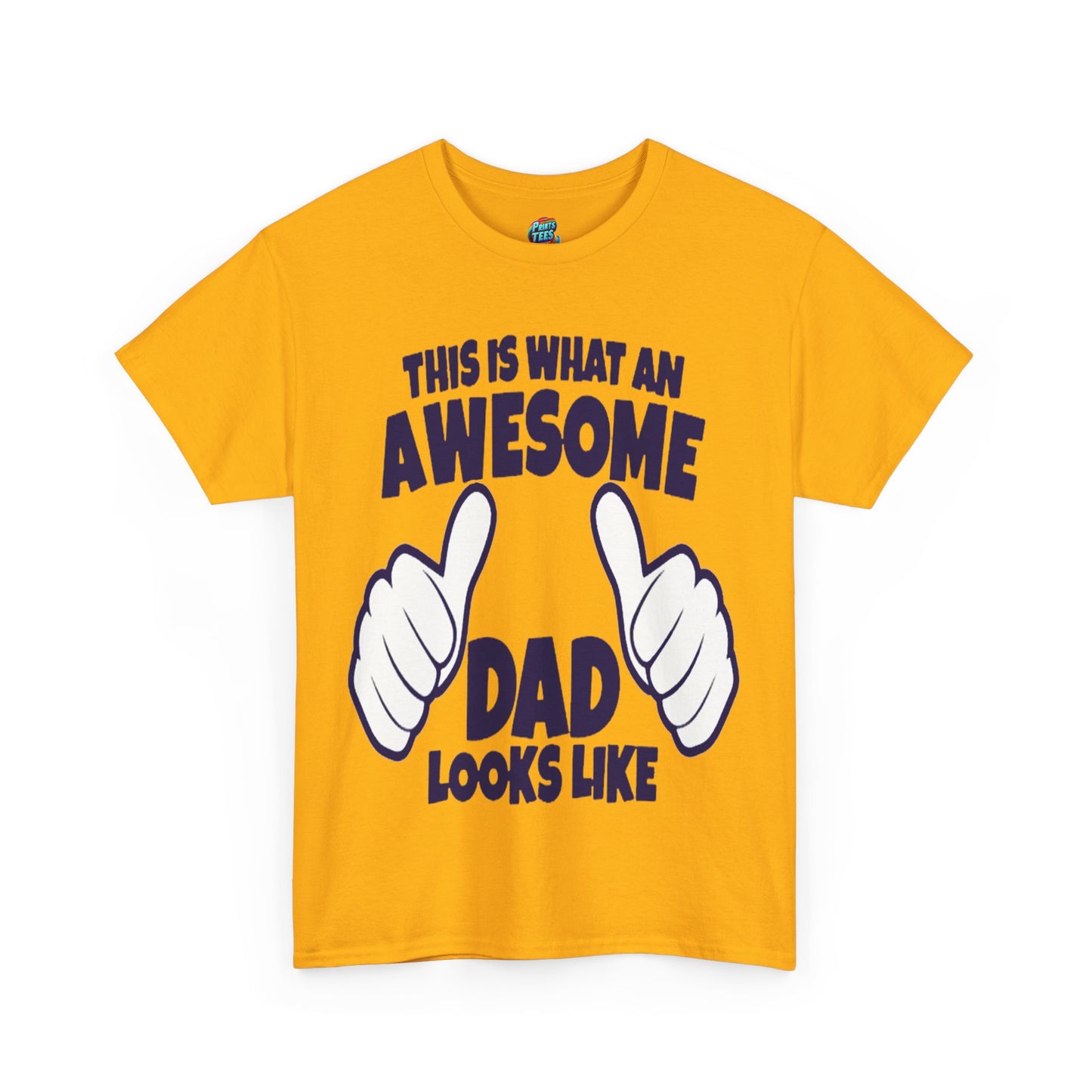 Awesome Dad-Heavy Cotton Classic Tee