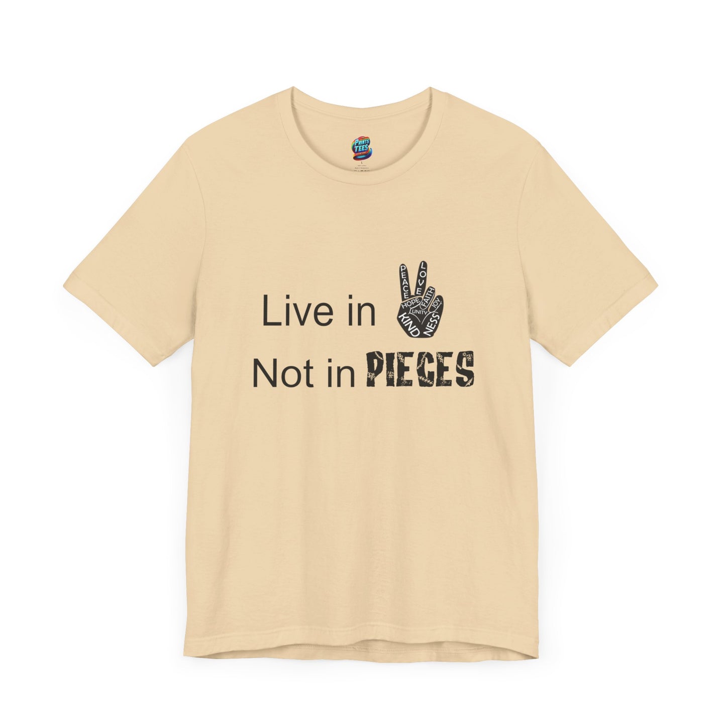 In Peace-Jersey Knit T-Shirt