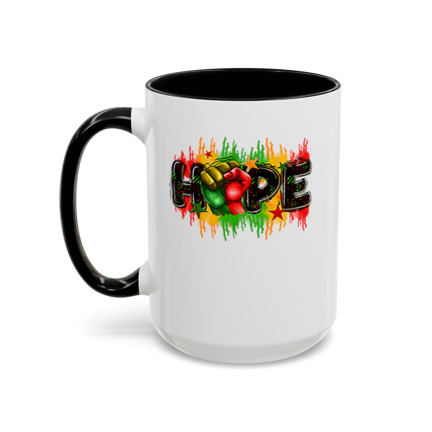 Hope Fist-Accent Coffee Mug (11, 15oz)