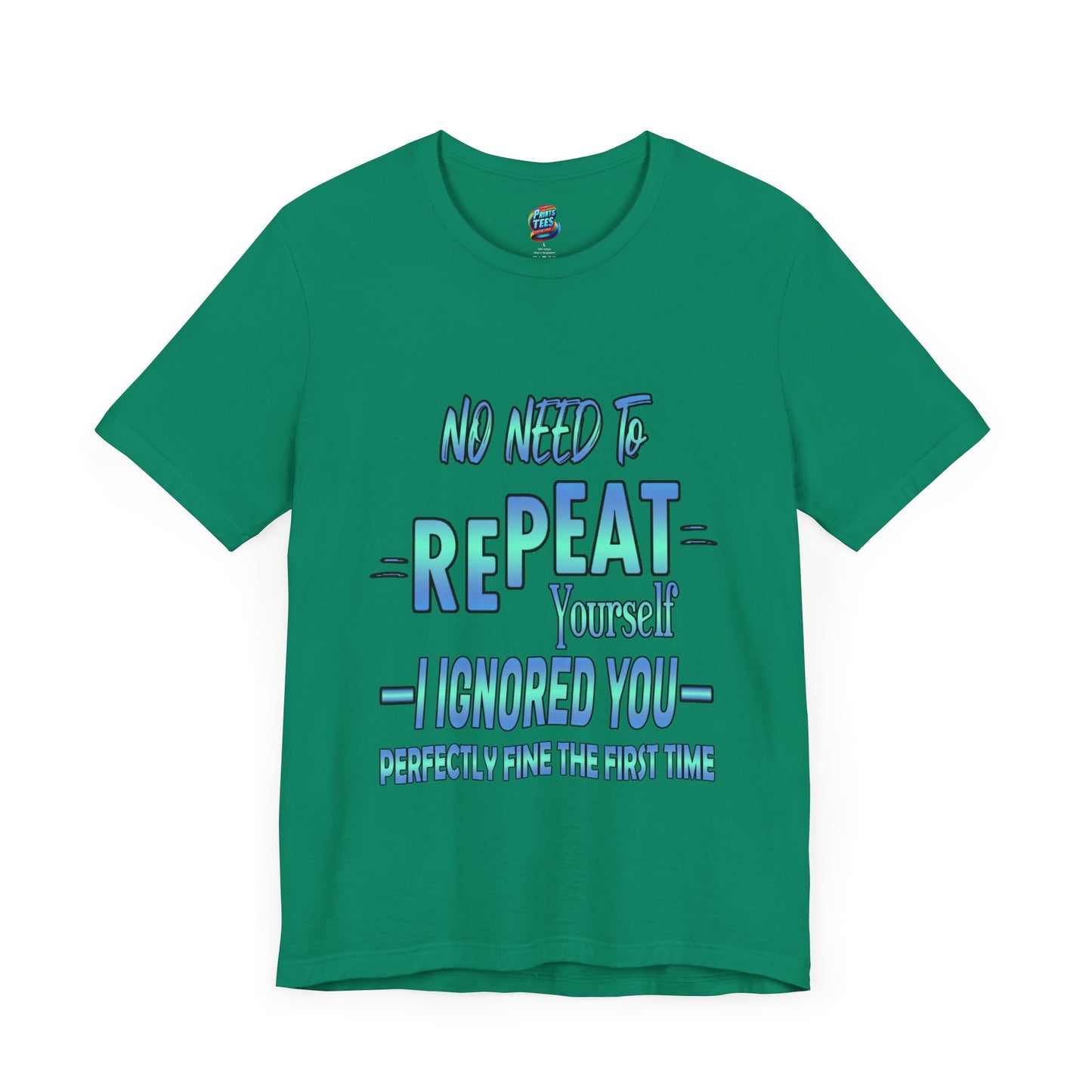 Ignored-first time-Jersey Knit T-Shirt