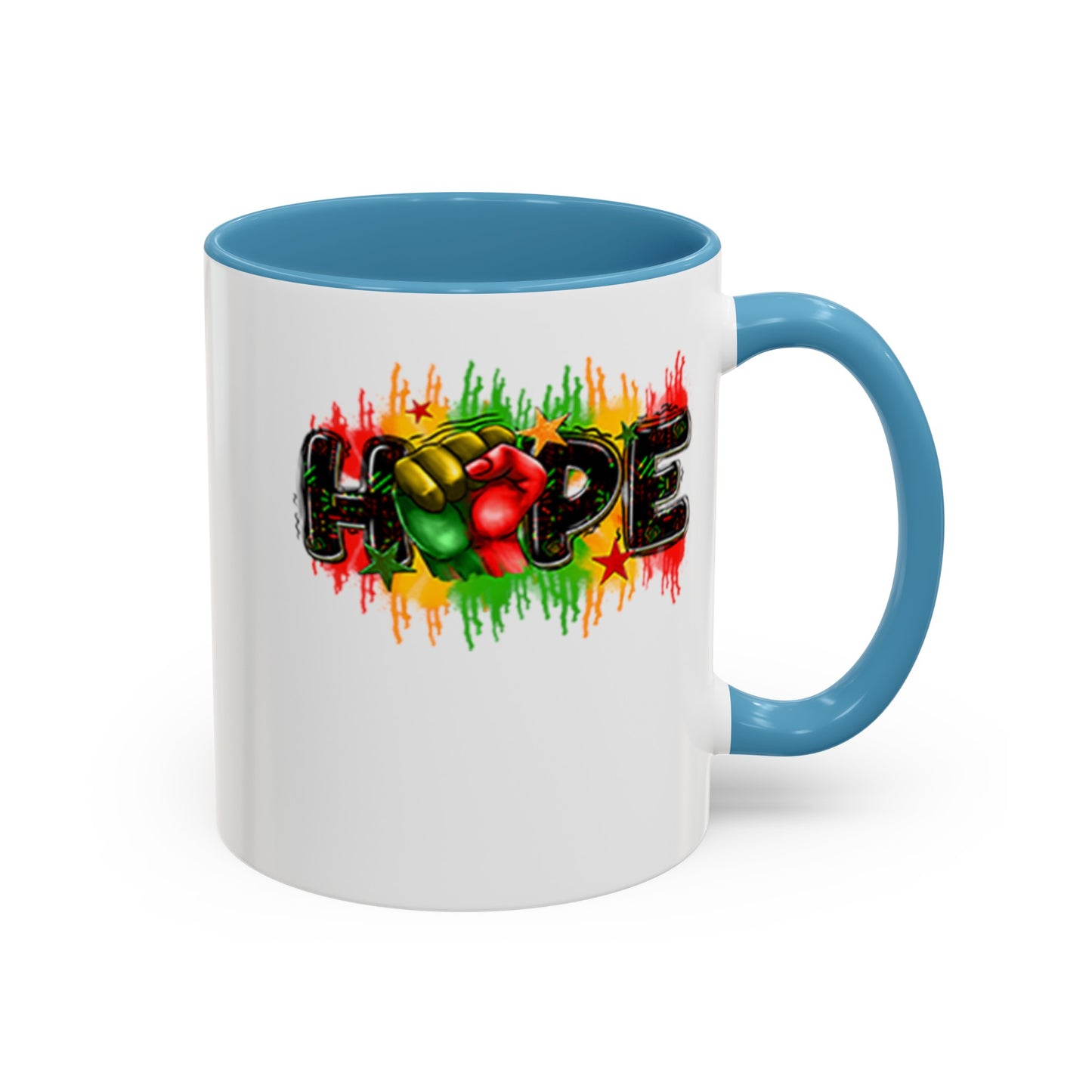 Hope Fist-Accent Coffee Mug (11, 15oz)