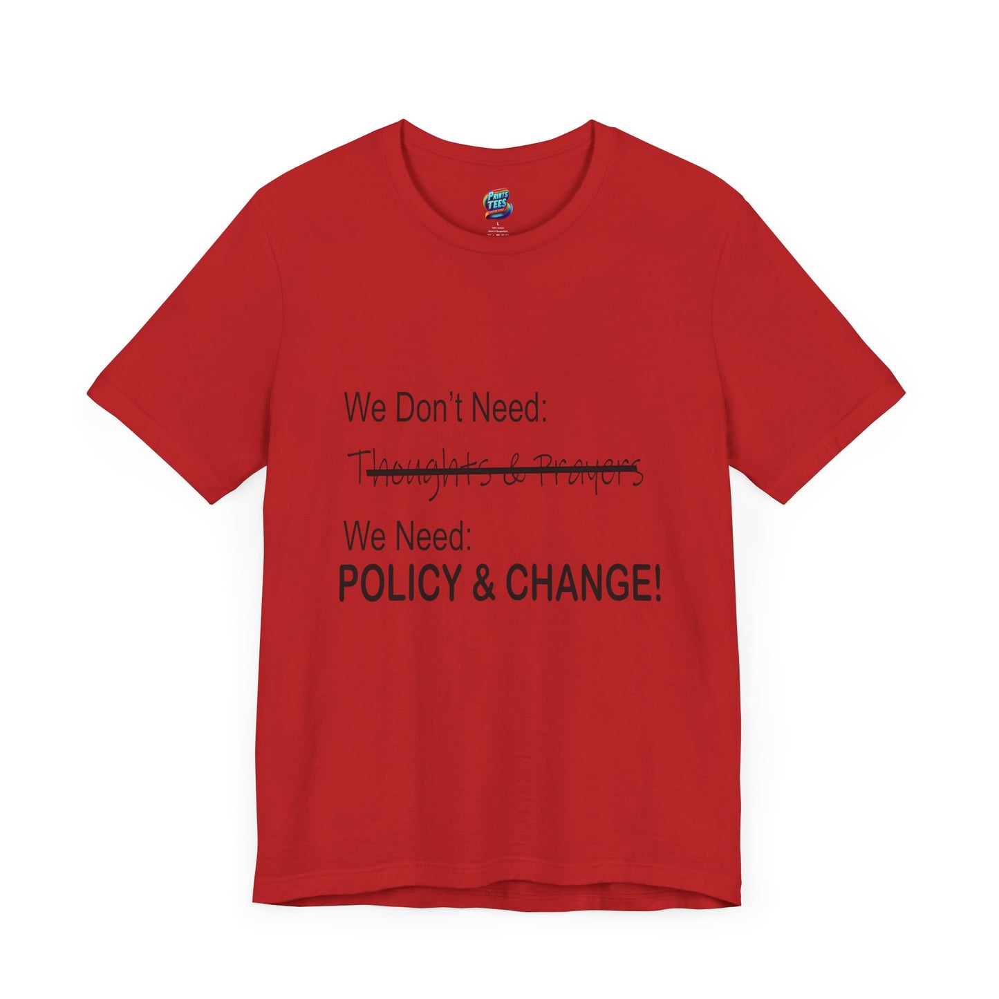 Change-Jersey Knit T-Shirt