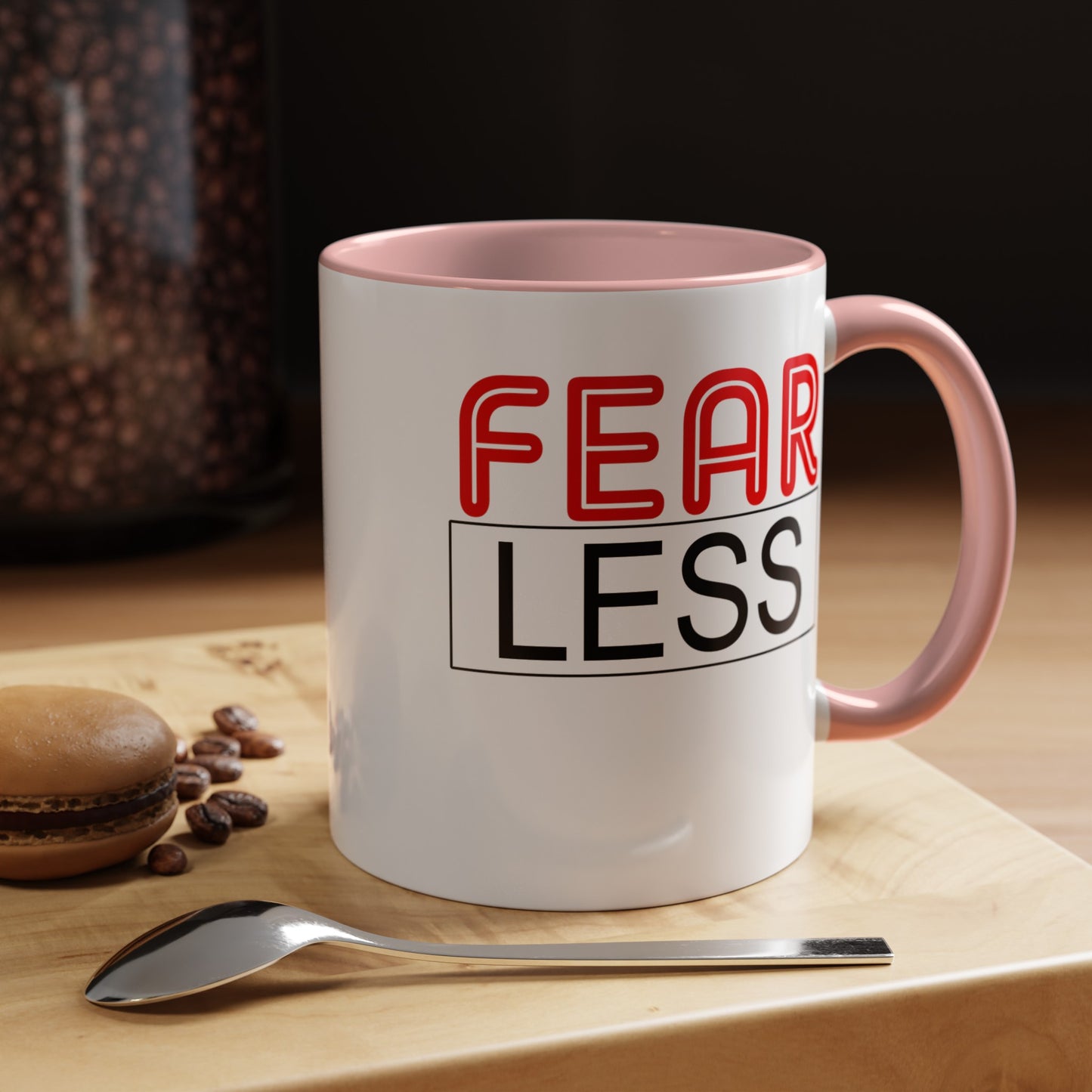 Fear-Less-Accent Coffee Mug (11, 15oz)