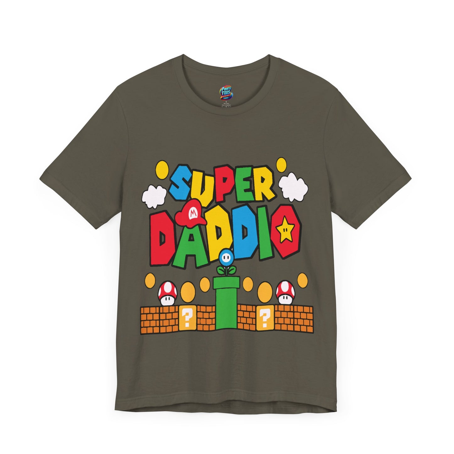 Super Daddio-Jersey Knit T-Shirt