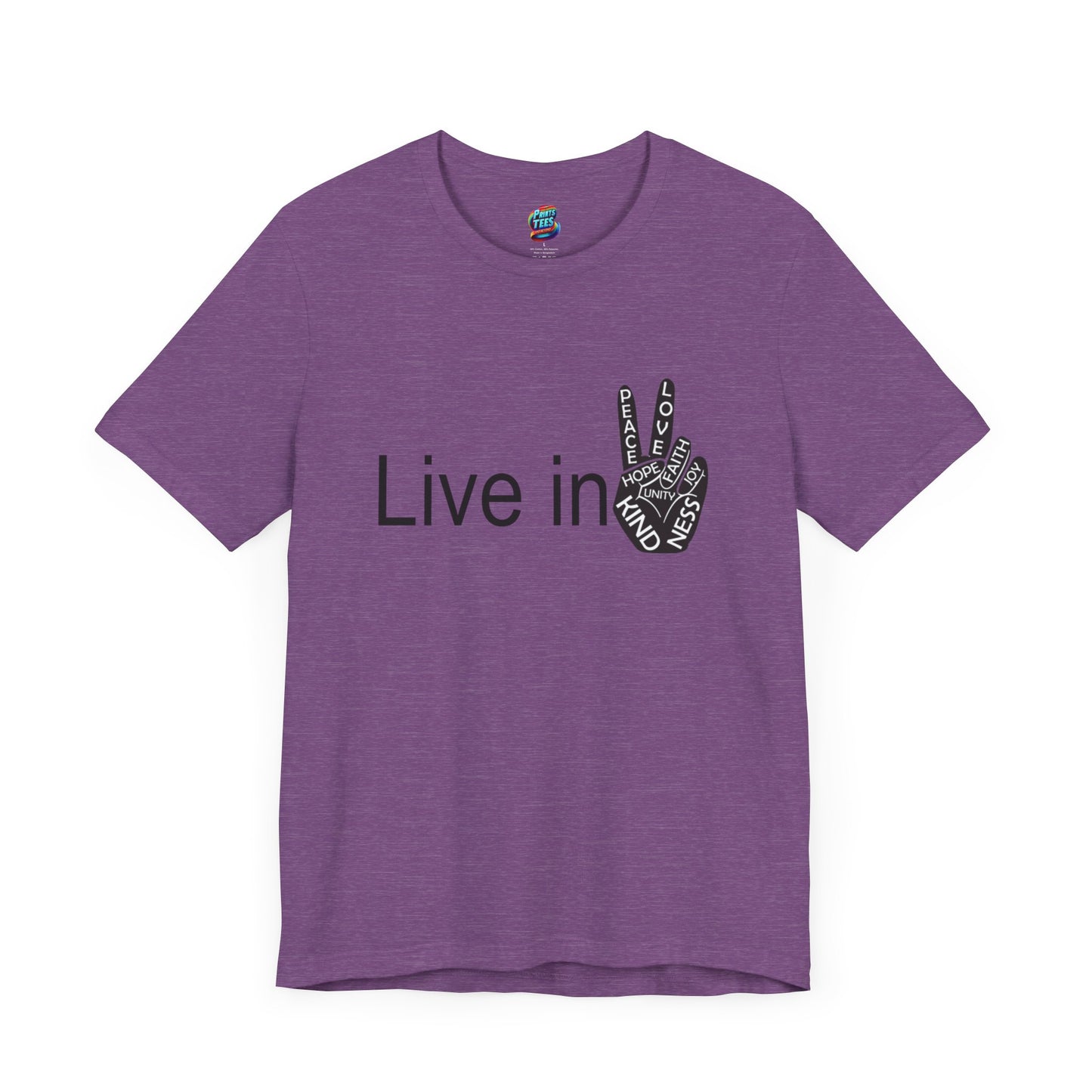 Hand Peace-Jersey Knit T-Shirt