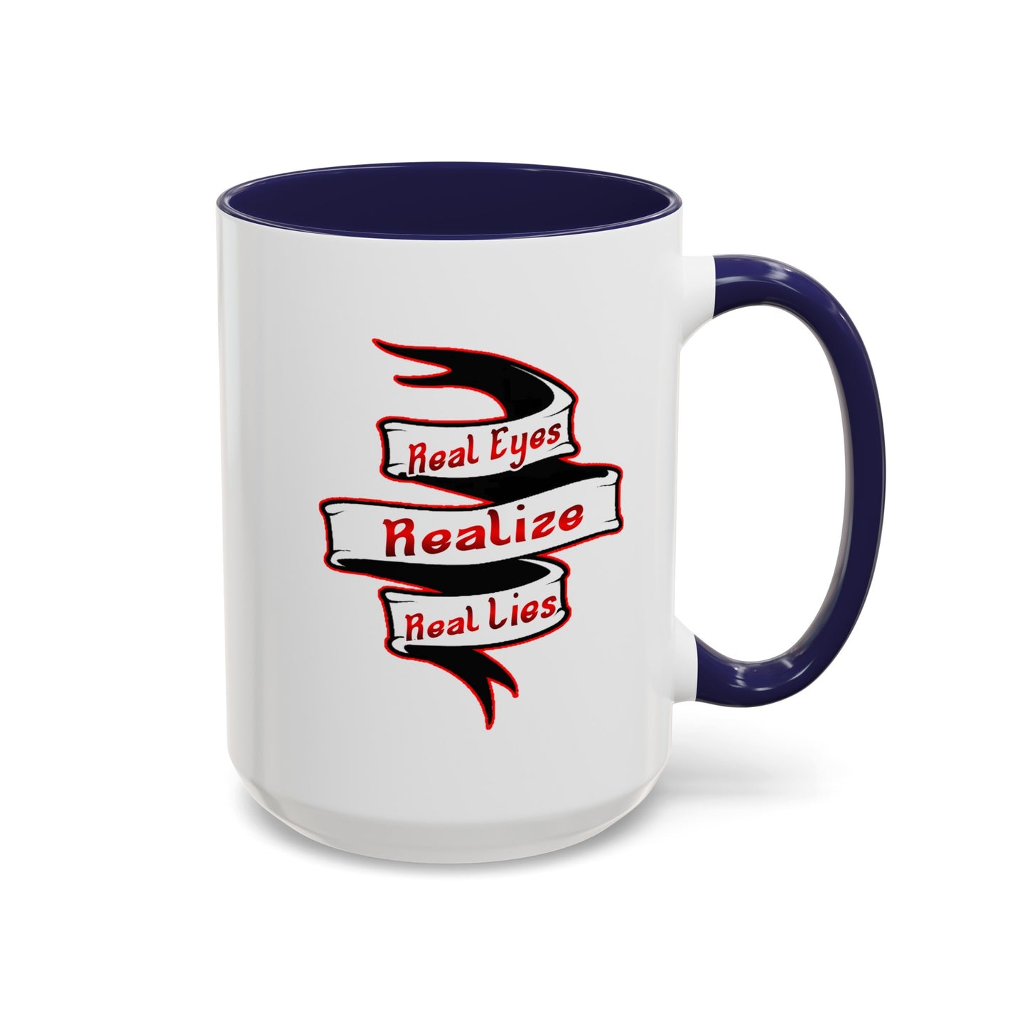 Real Eyes-Accent Coffee Mug (11, 15oz)