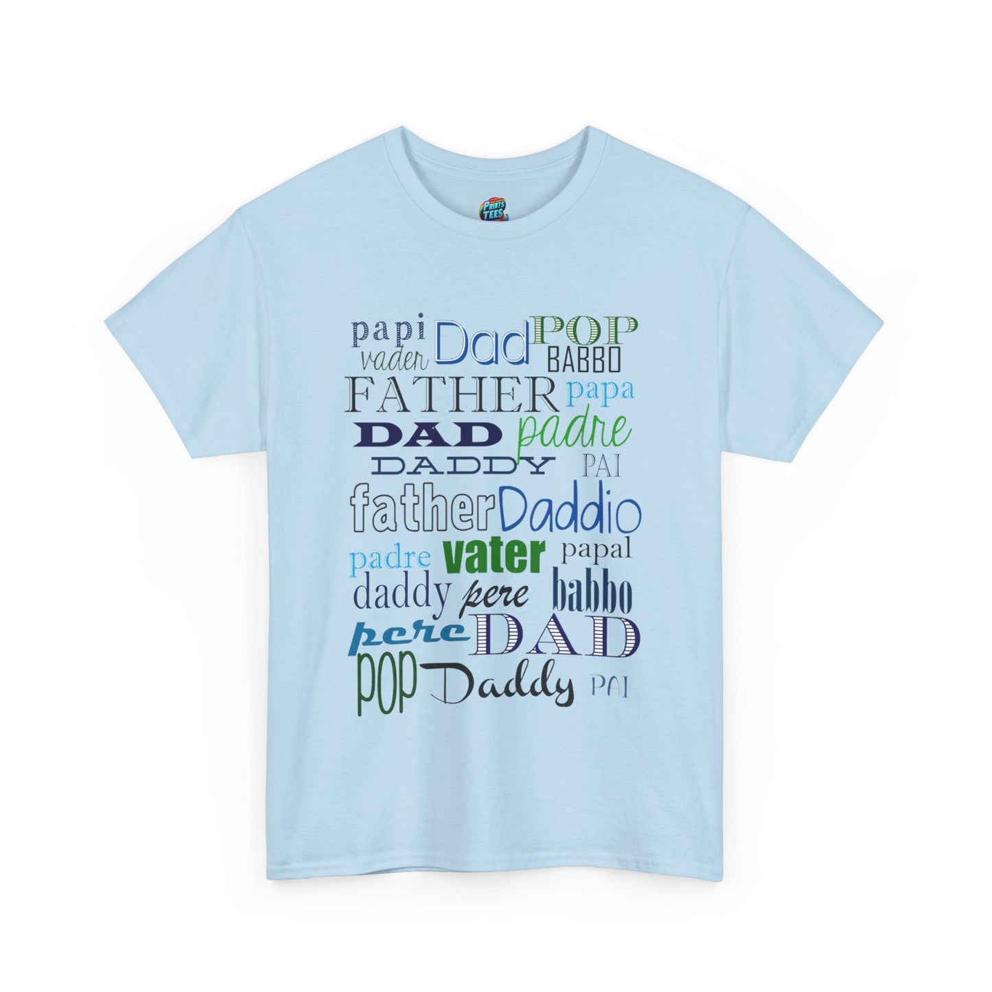 Dad Names-Heavy Cotton Classic Tee