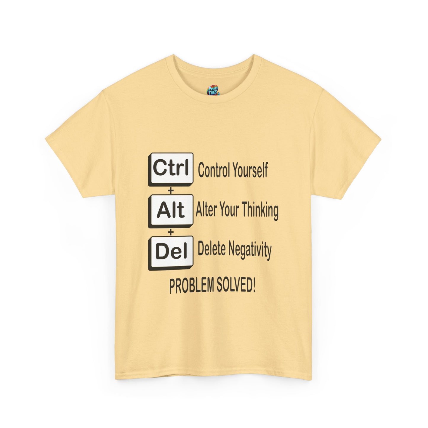 Ctrl-Alt-Del-Heavy Cotton Classic Tee
