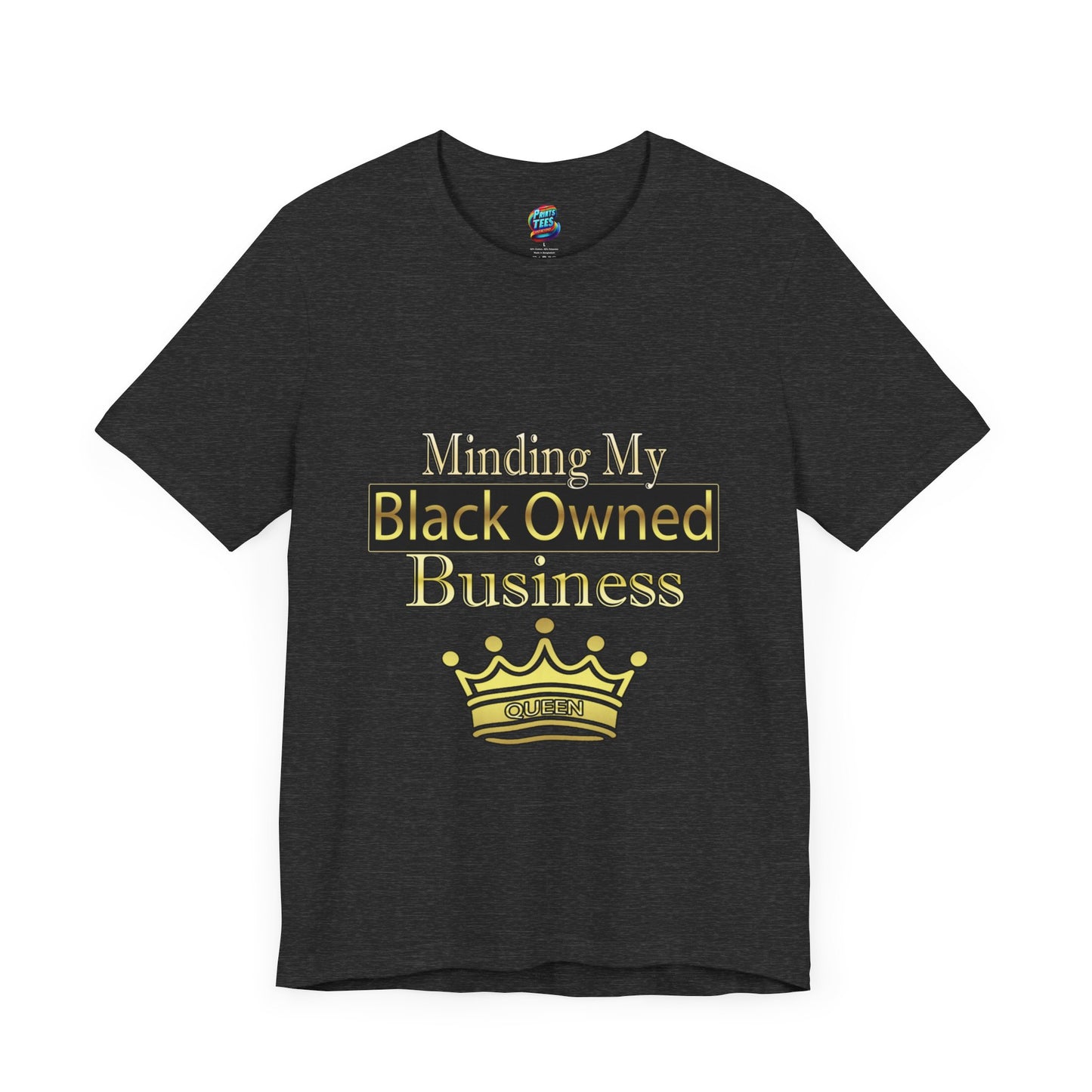 Minding my black owned business-Queen-Jersey Knit T-Shirt
