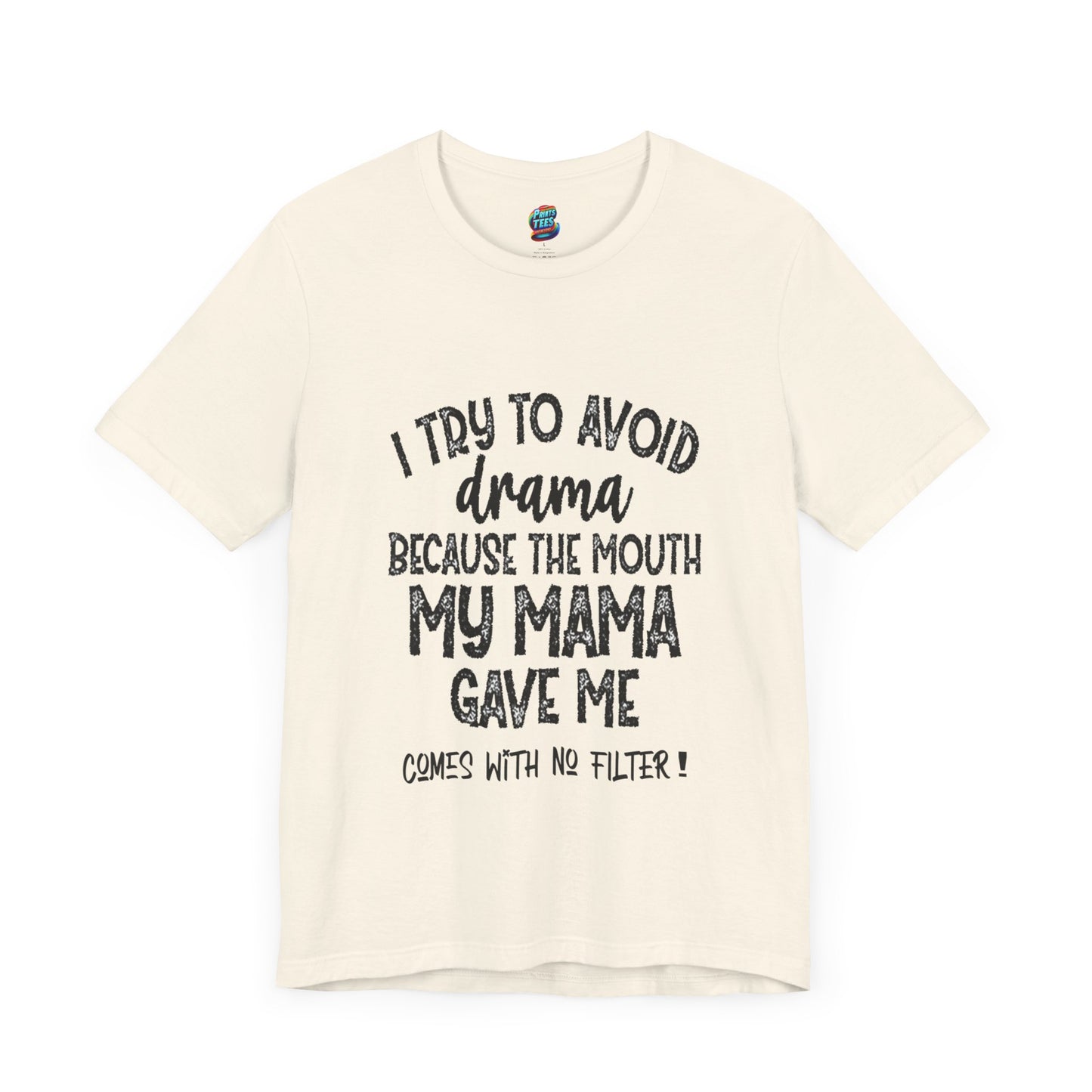 No Filter-Jersey Knit T-Shirt