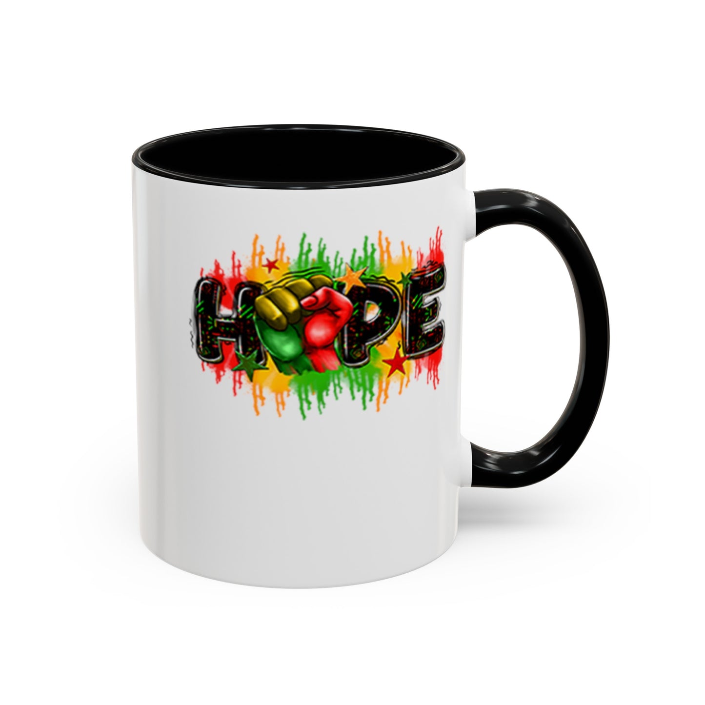 Hope Fist-Accent Coffee Mug (11, 15oz)