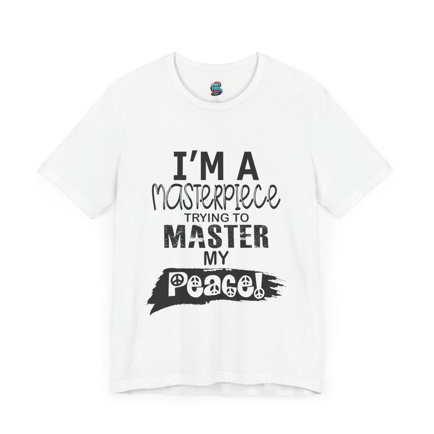 Master Peace-Black-Jersey Knit T-Shirt