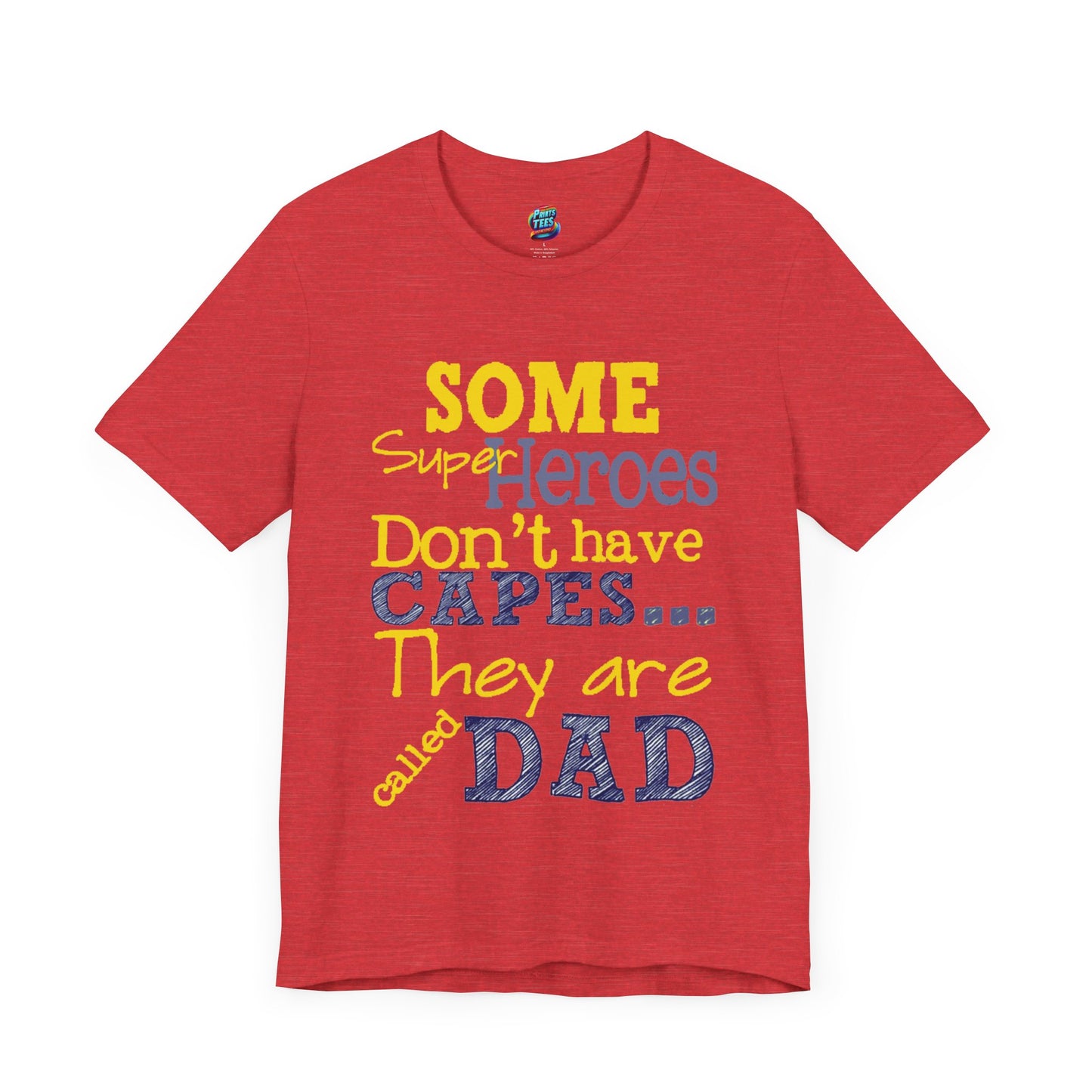 Dad-Super Hereo-Jersey Knit T-Shirt