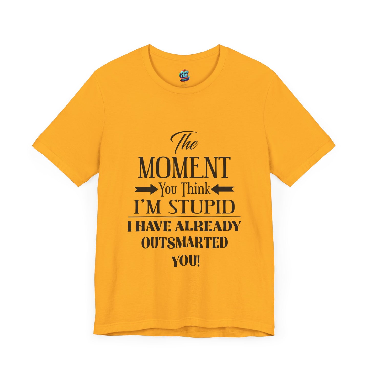 Outsmarted-Jersey Knit T-Shirt