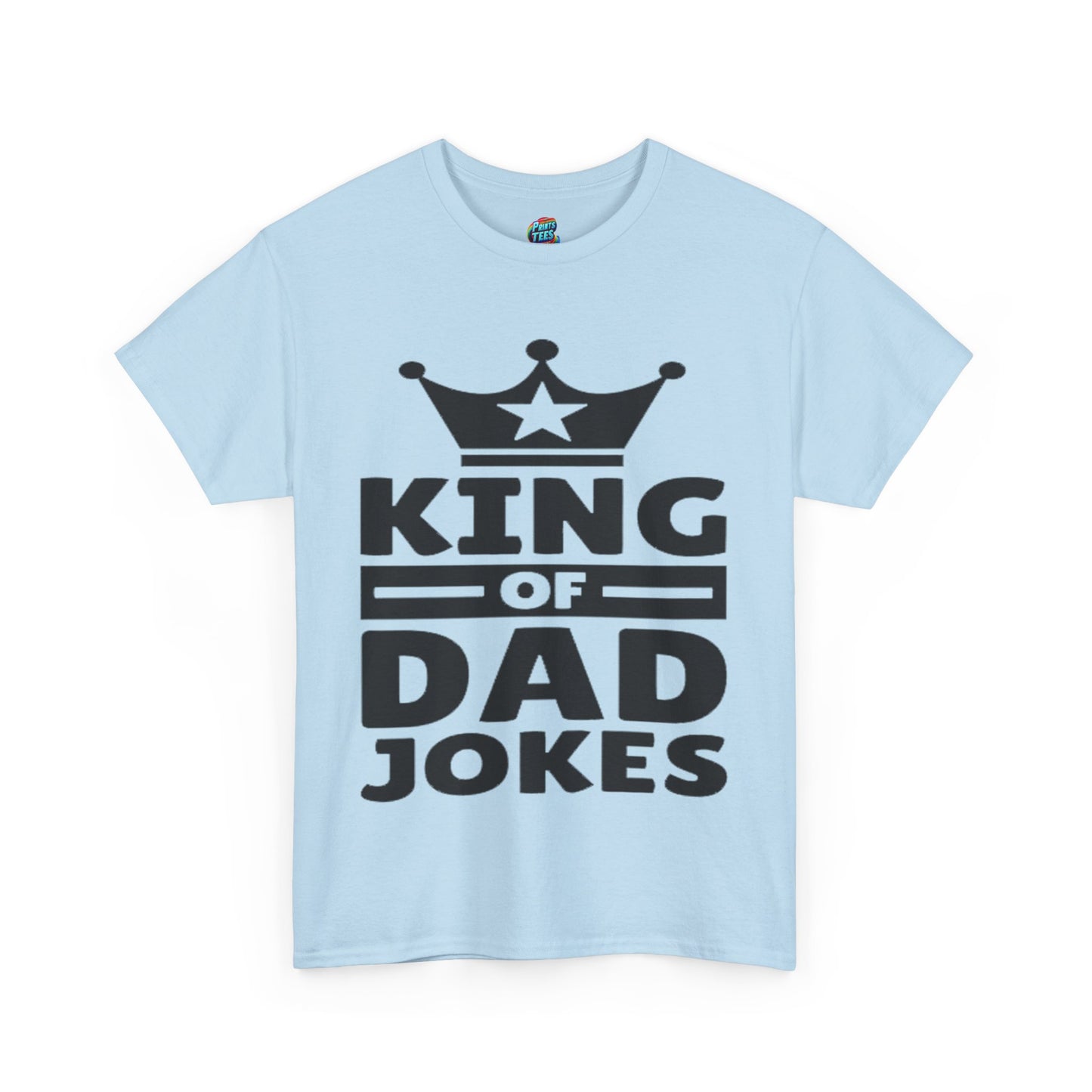 King of Dad Jokes-Heavy Cotton Classic Tee