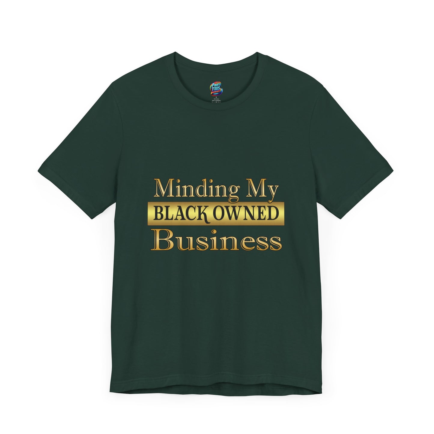 Minding My Black Owned Business-Jersey Knit T-Shirt